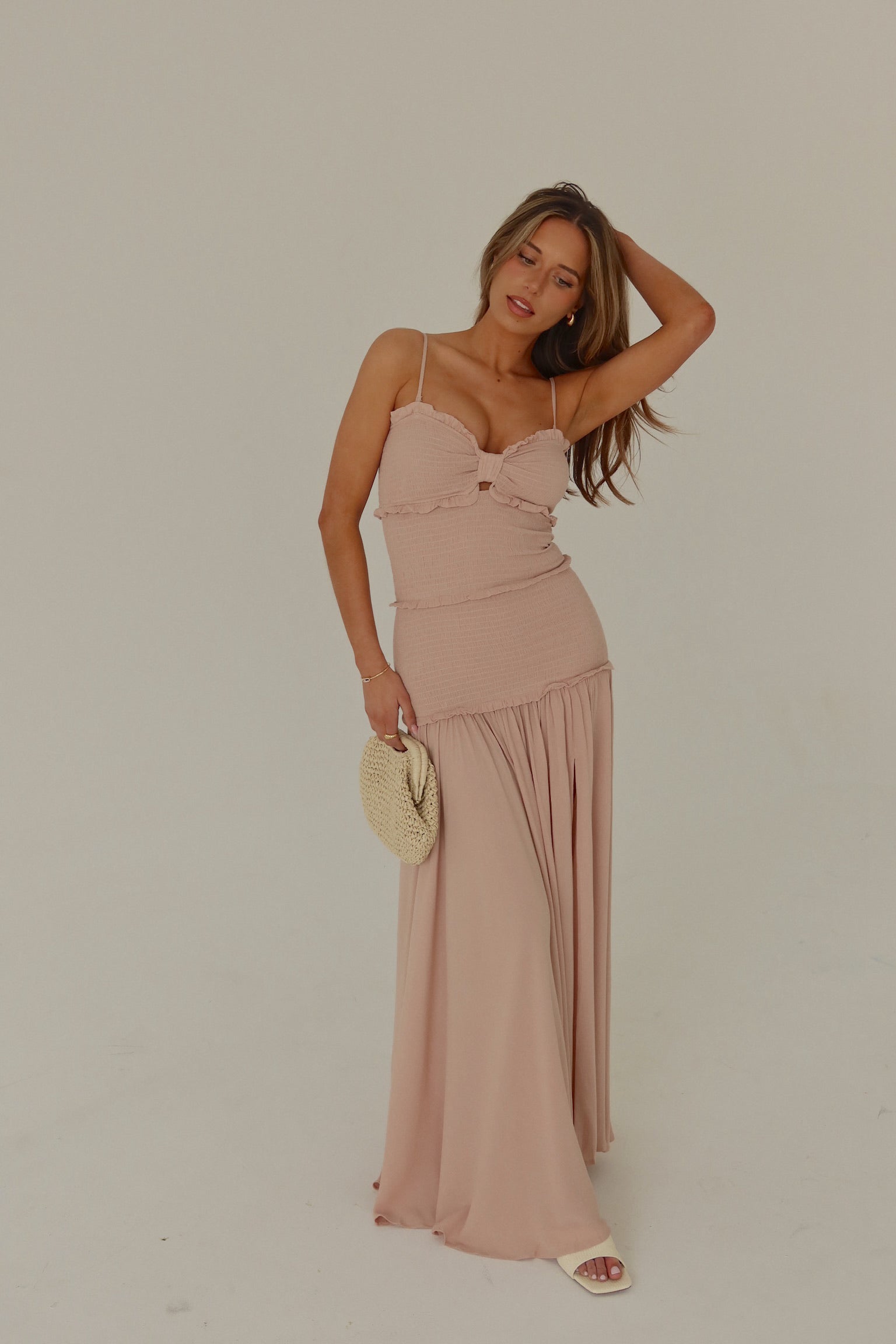 Gabriella Smocked Maxi Dress