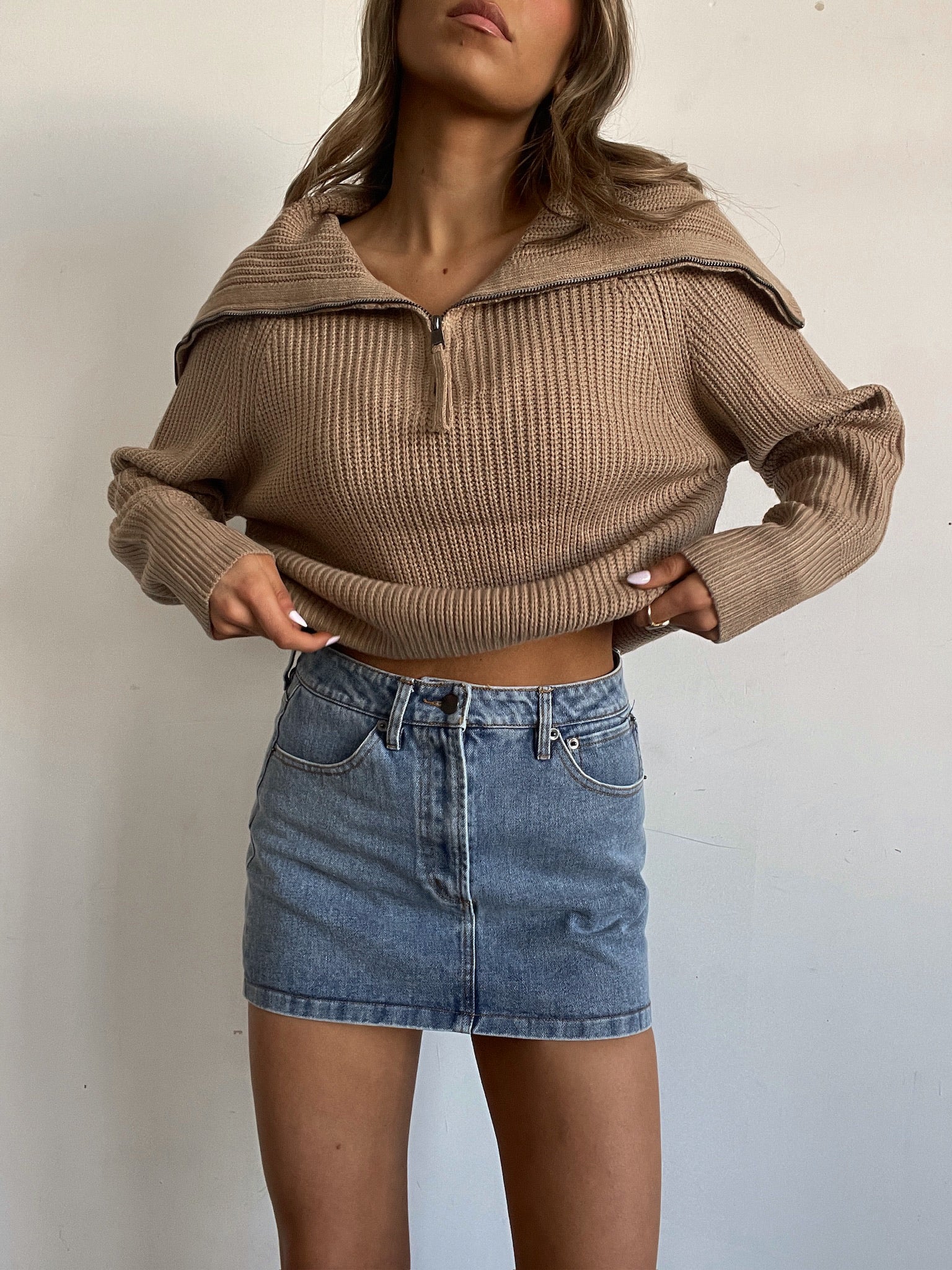 Jamison Denim Mini Skirt