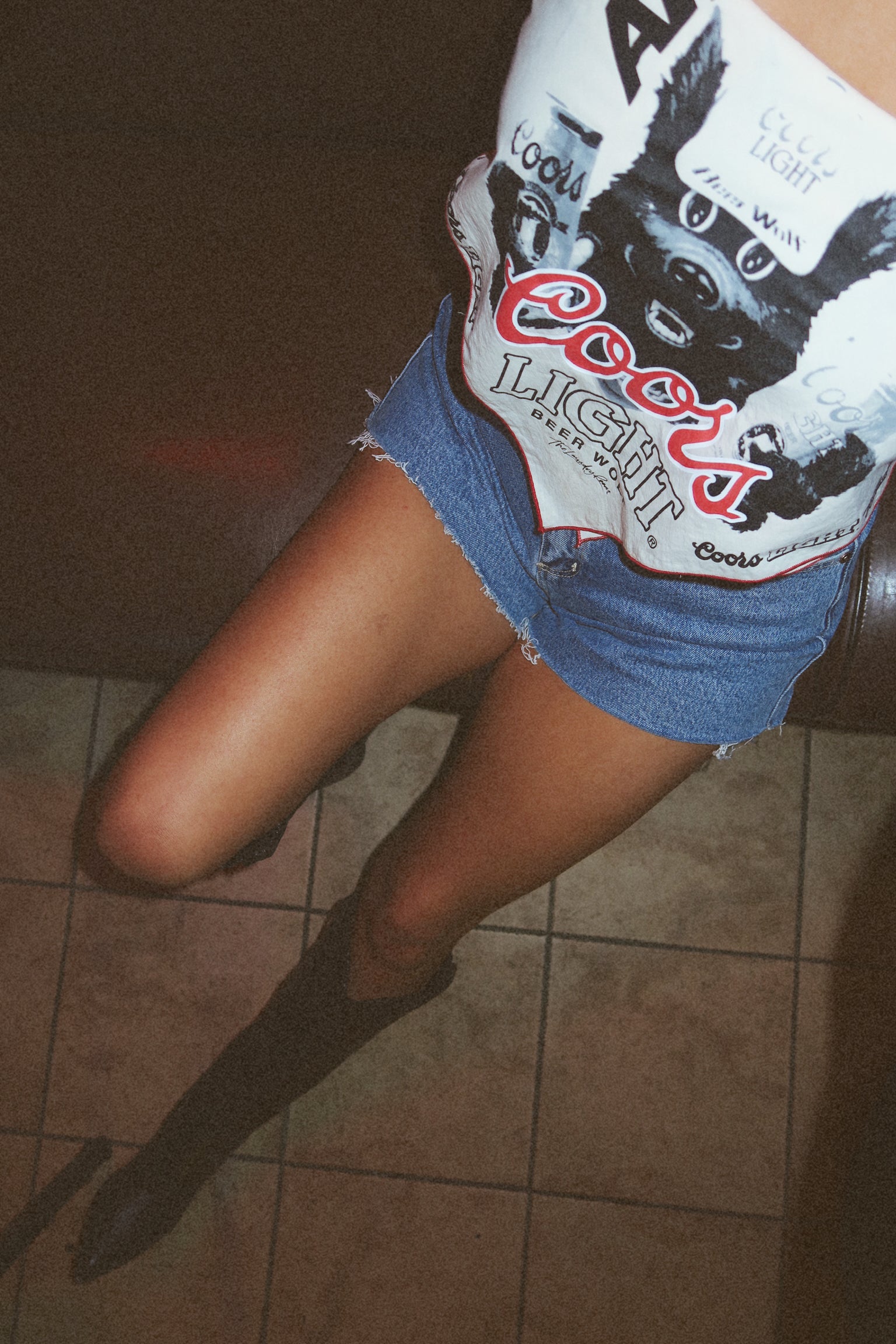 Coors Light Vintage Bandana Top