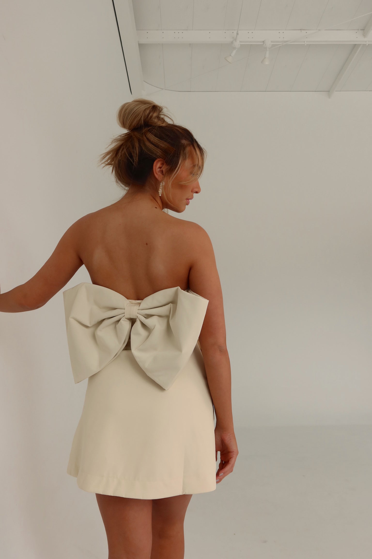 Taisley Bow Back Mini Dress