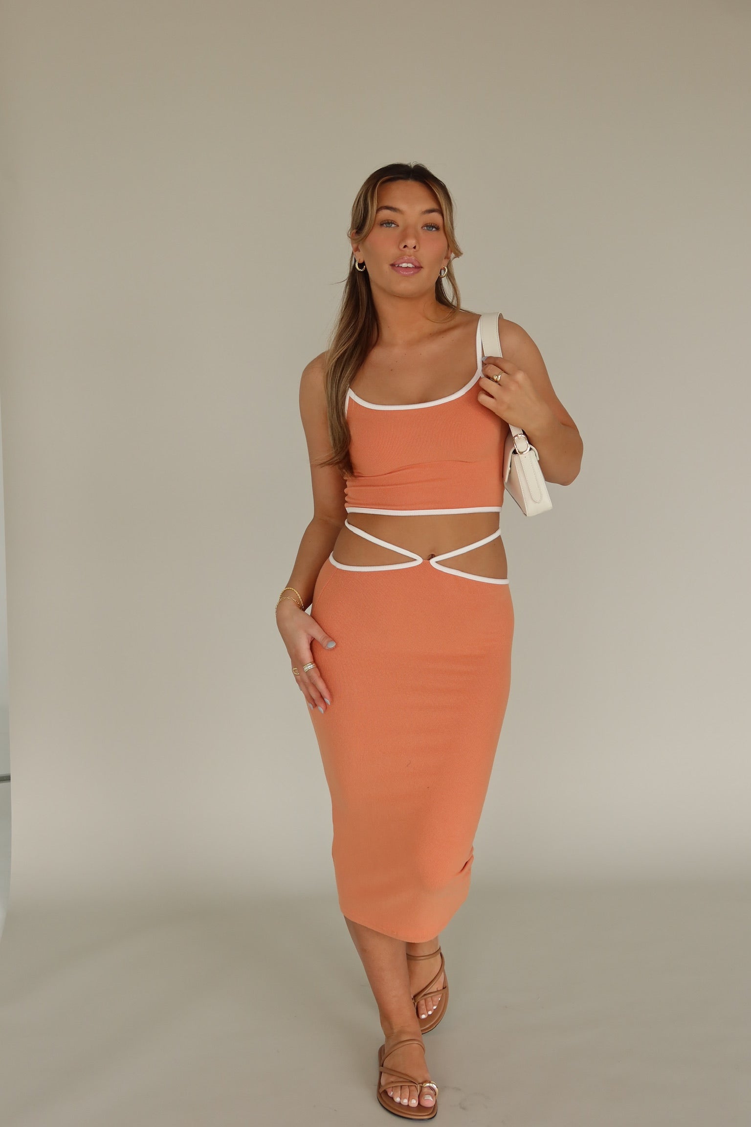 SALE :California Dreams Midi Skirt Set