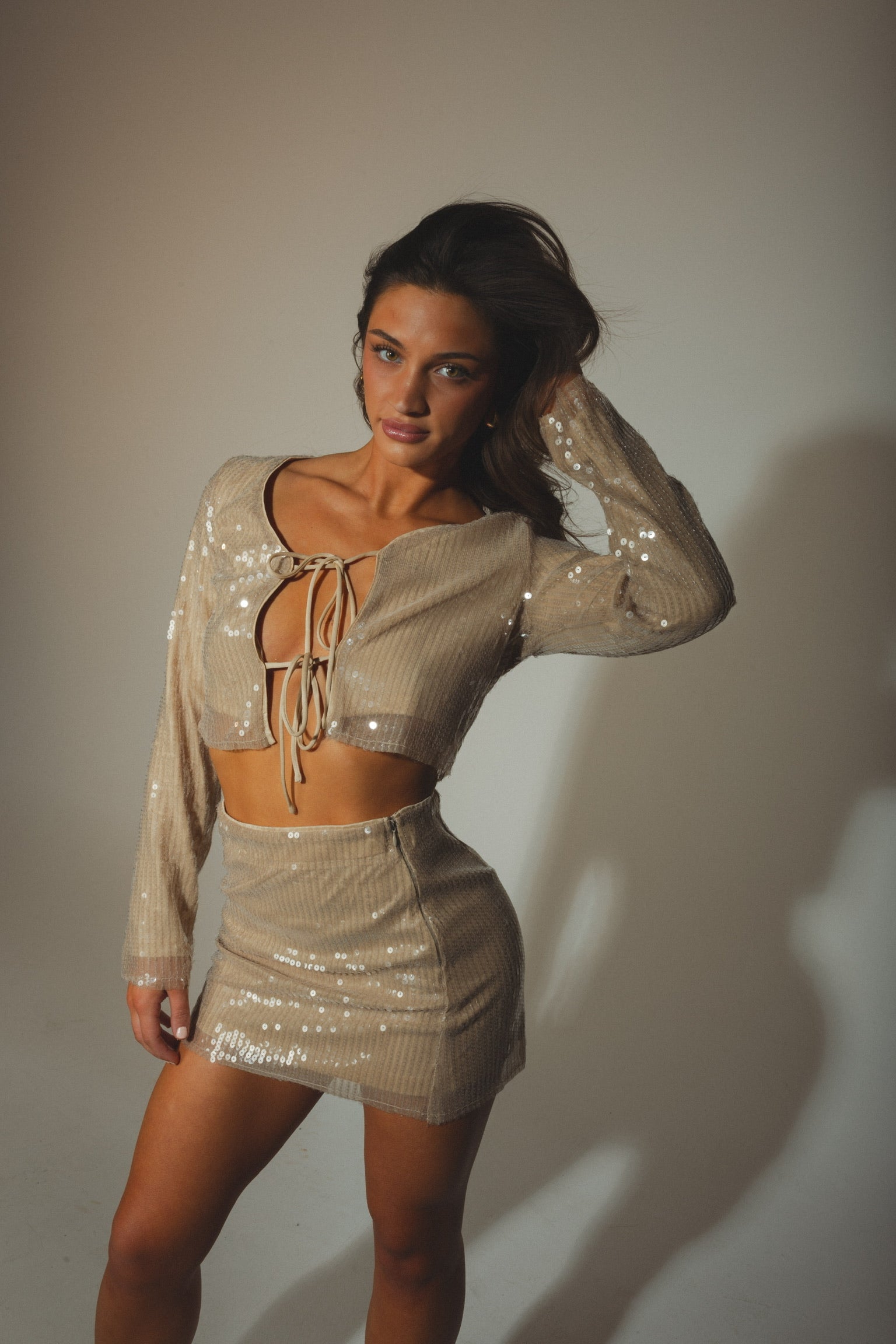 Light Up The Night Sequin Top