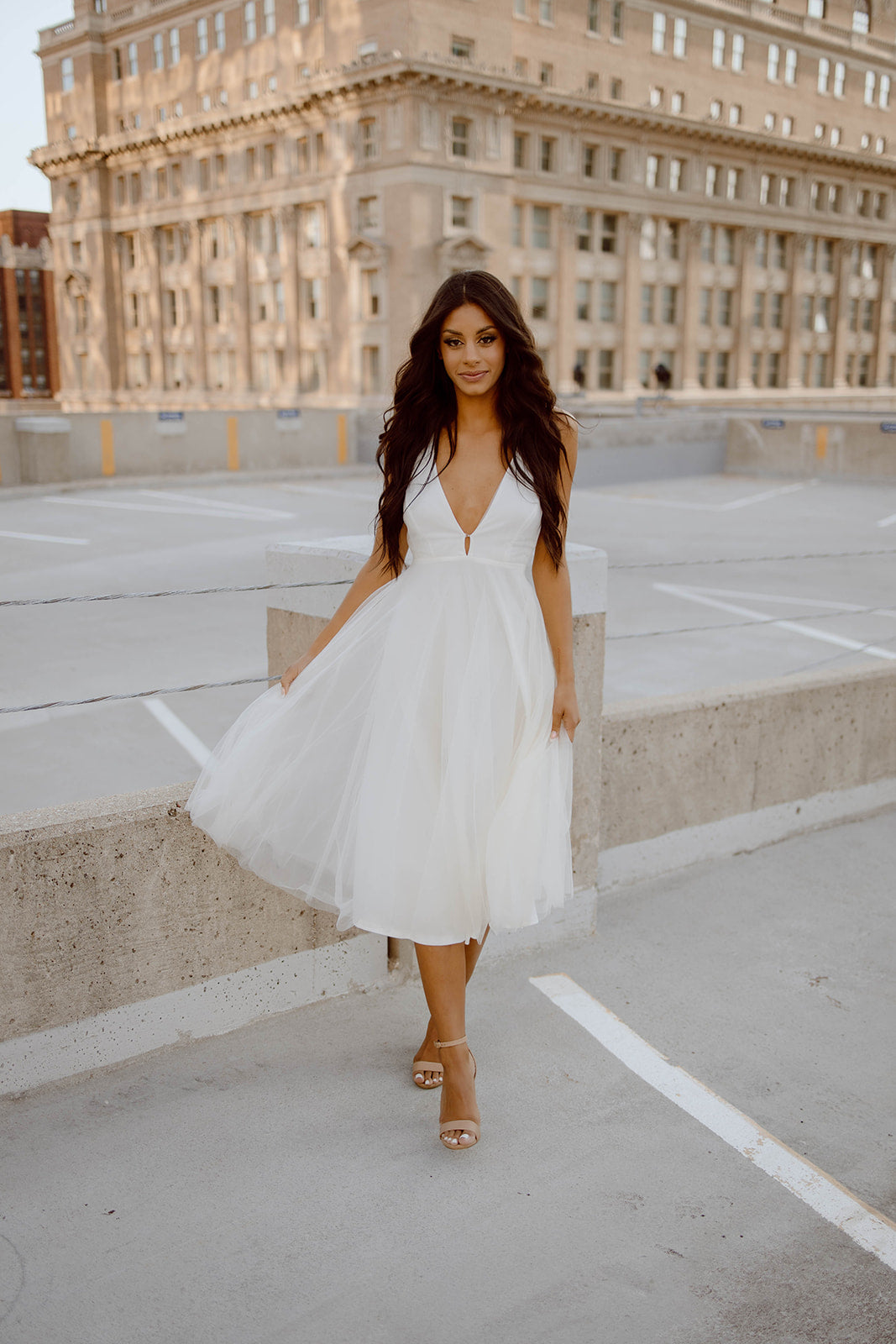 Sofia Organza Midi Dress
