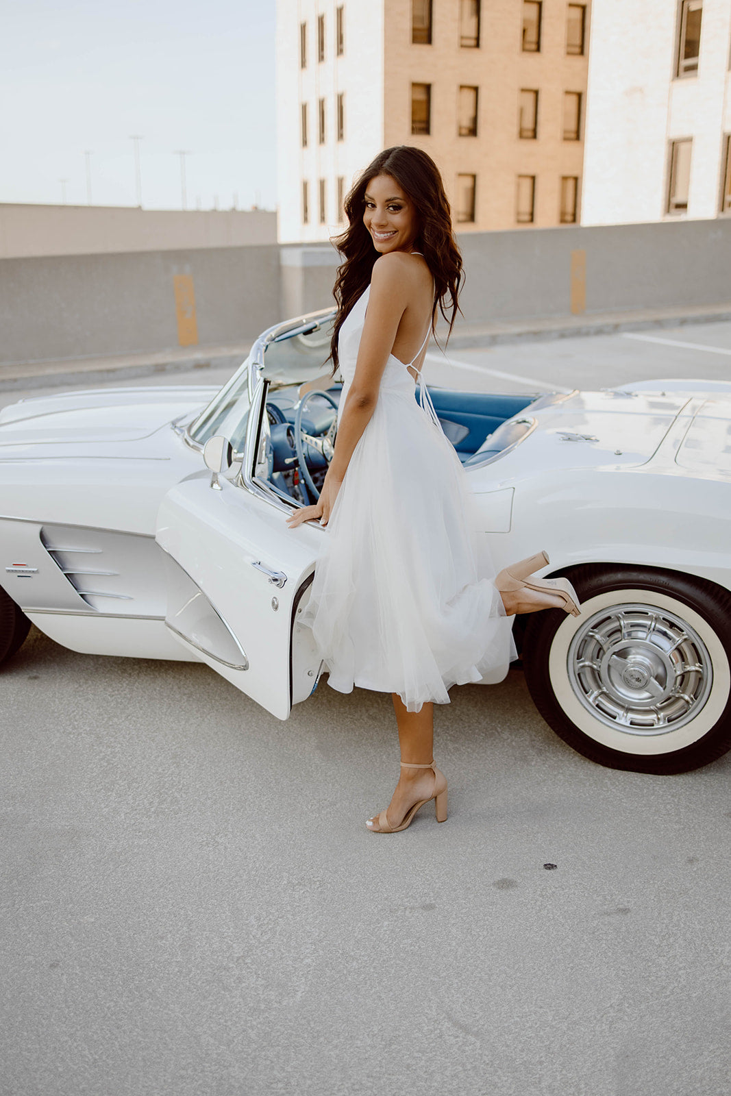 Sofia Organza Midi Dress