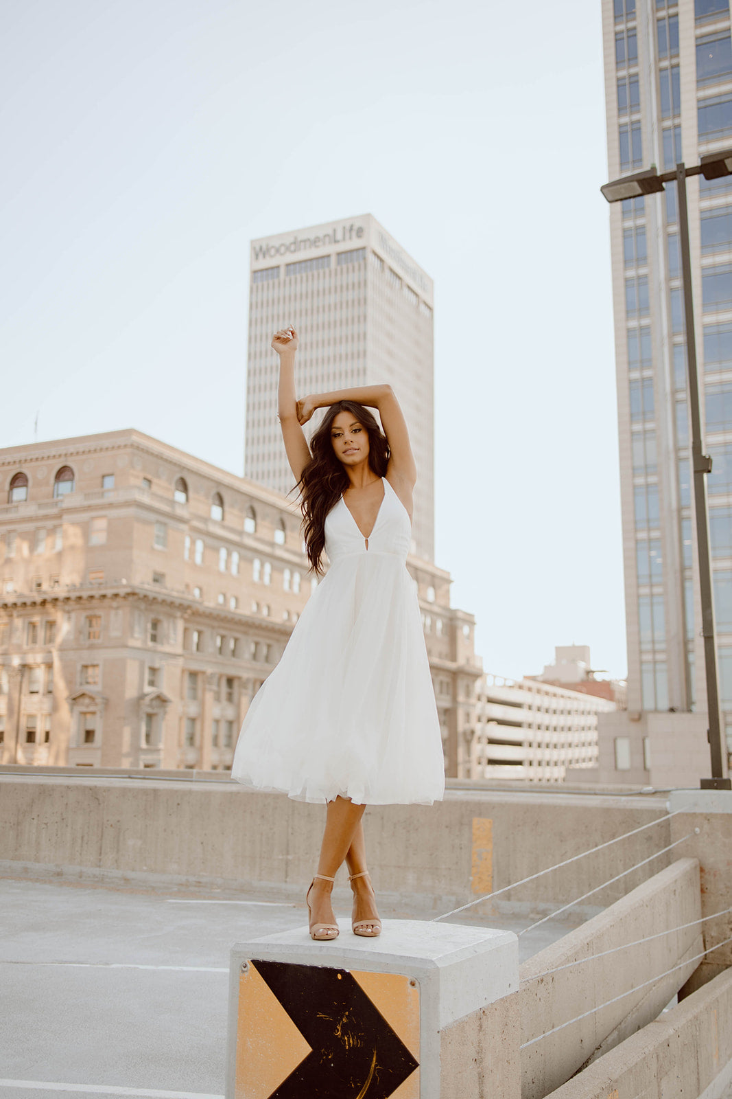 Sofia Organza Midi Dress