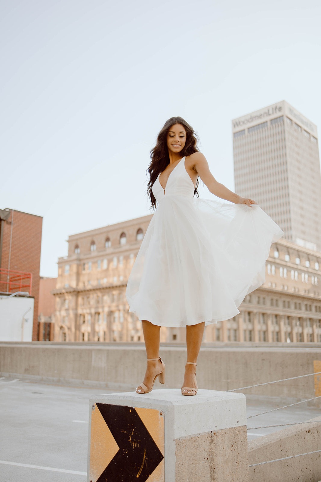 Sofia Organza Midi Dress