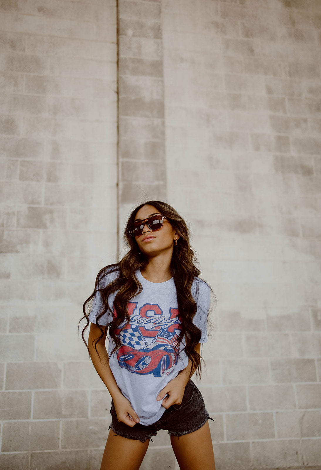 USA Racing Graphic Tee