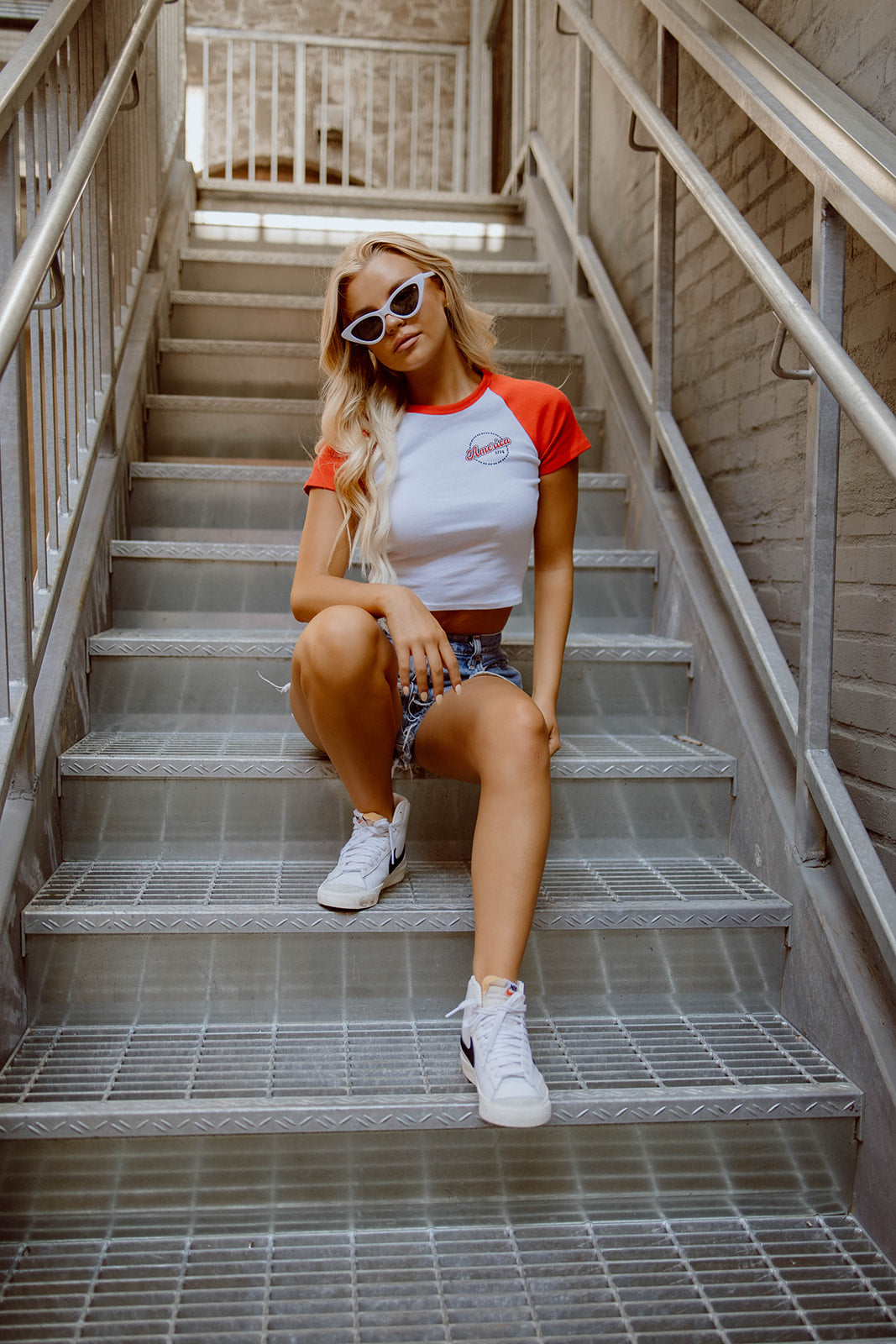 America Baseball Tee