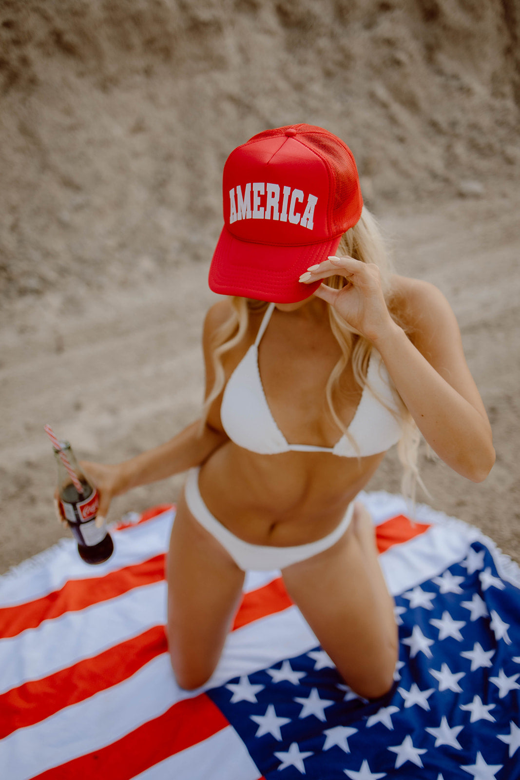 White Smocked Bikini