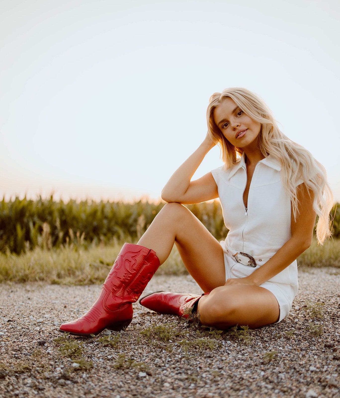 Kaila Denim Romper