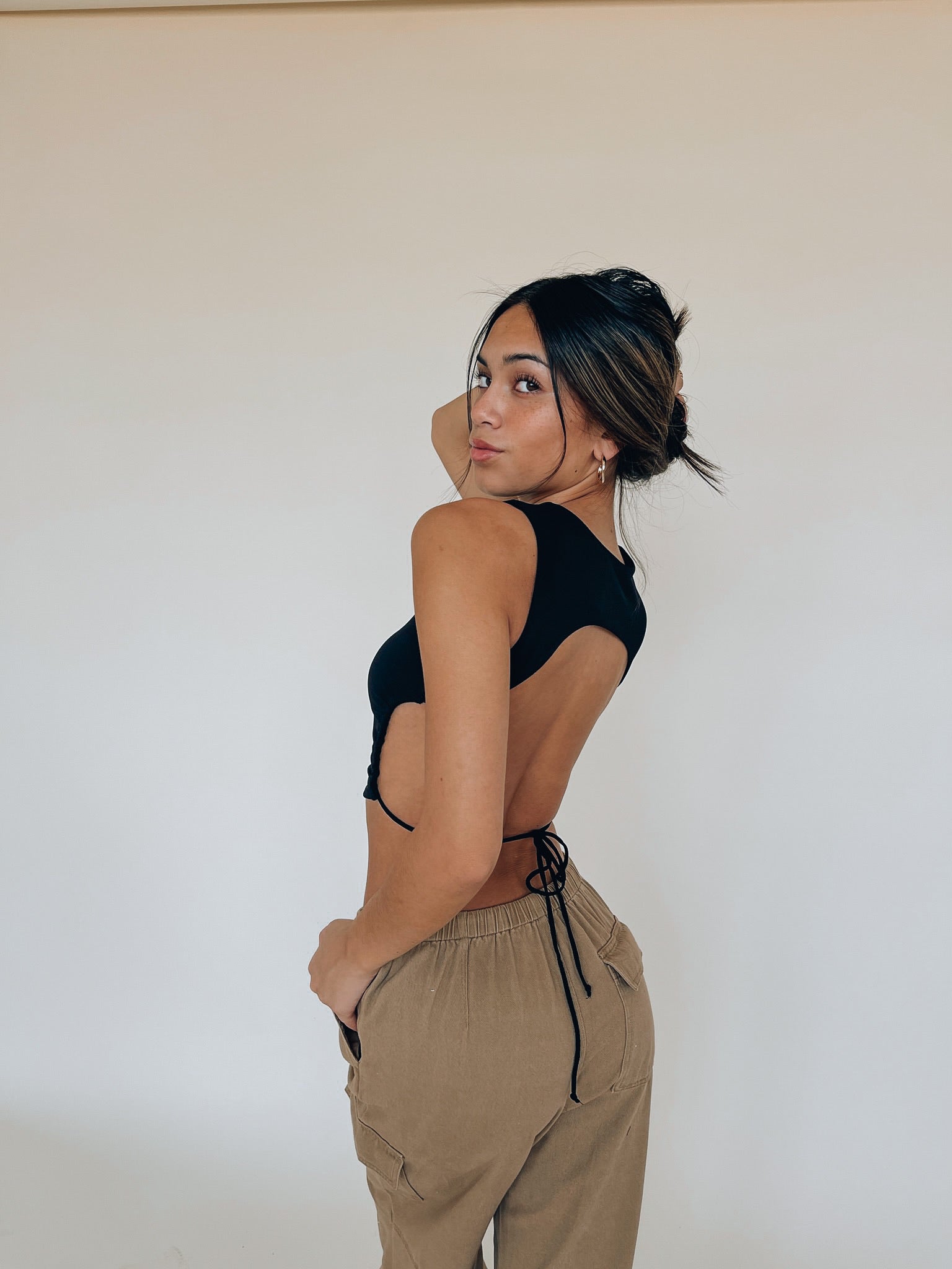 Rorie Tie Open Back Top