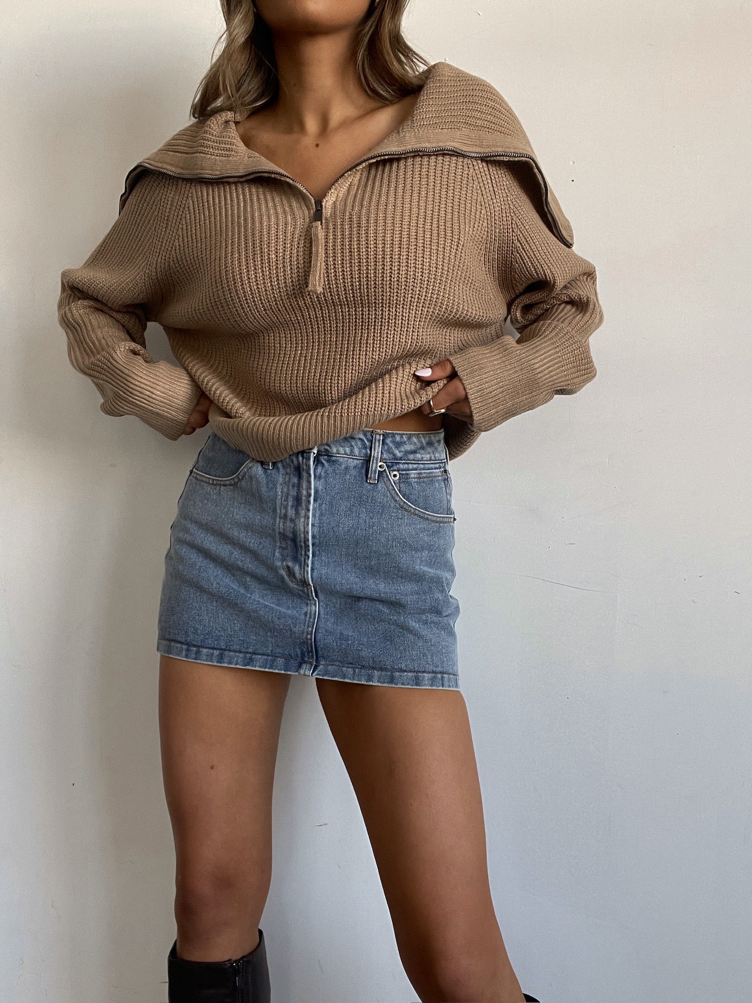Jamison Denim Mini Skirt