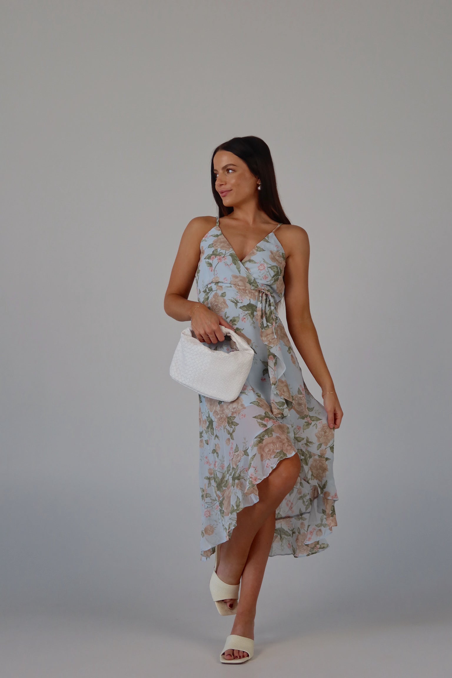 SALE :Celina Floral Midi Dress