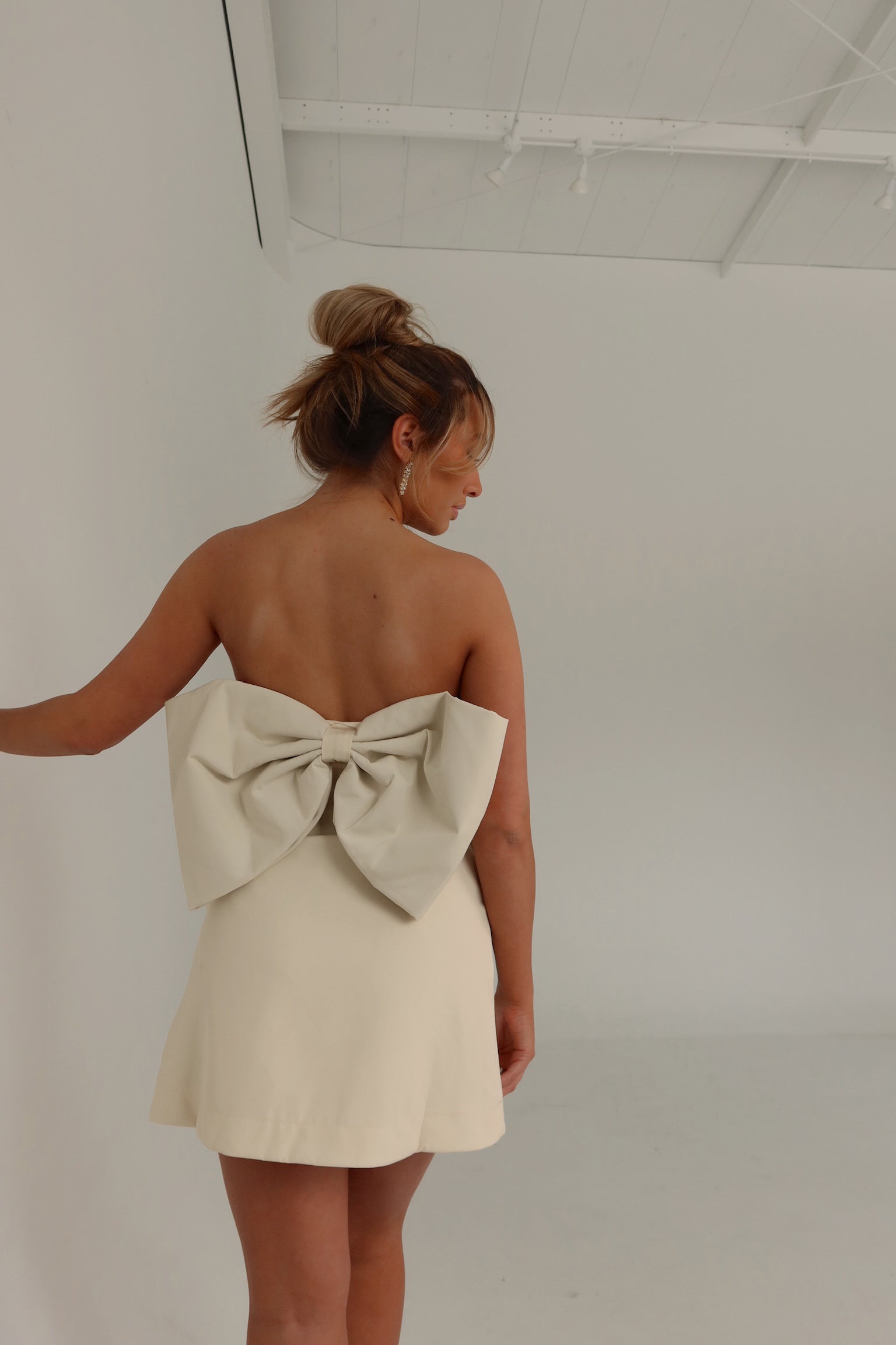 Taisley Bow Back Mini Dress