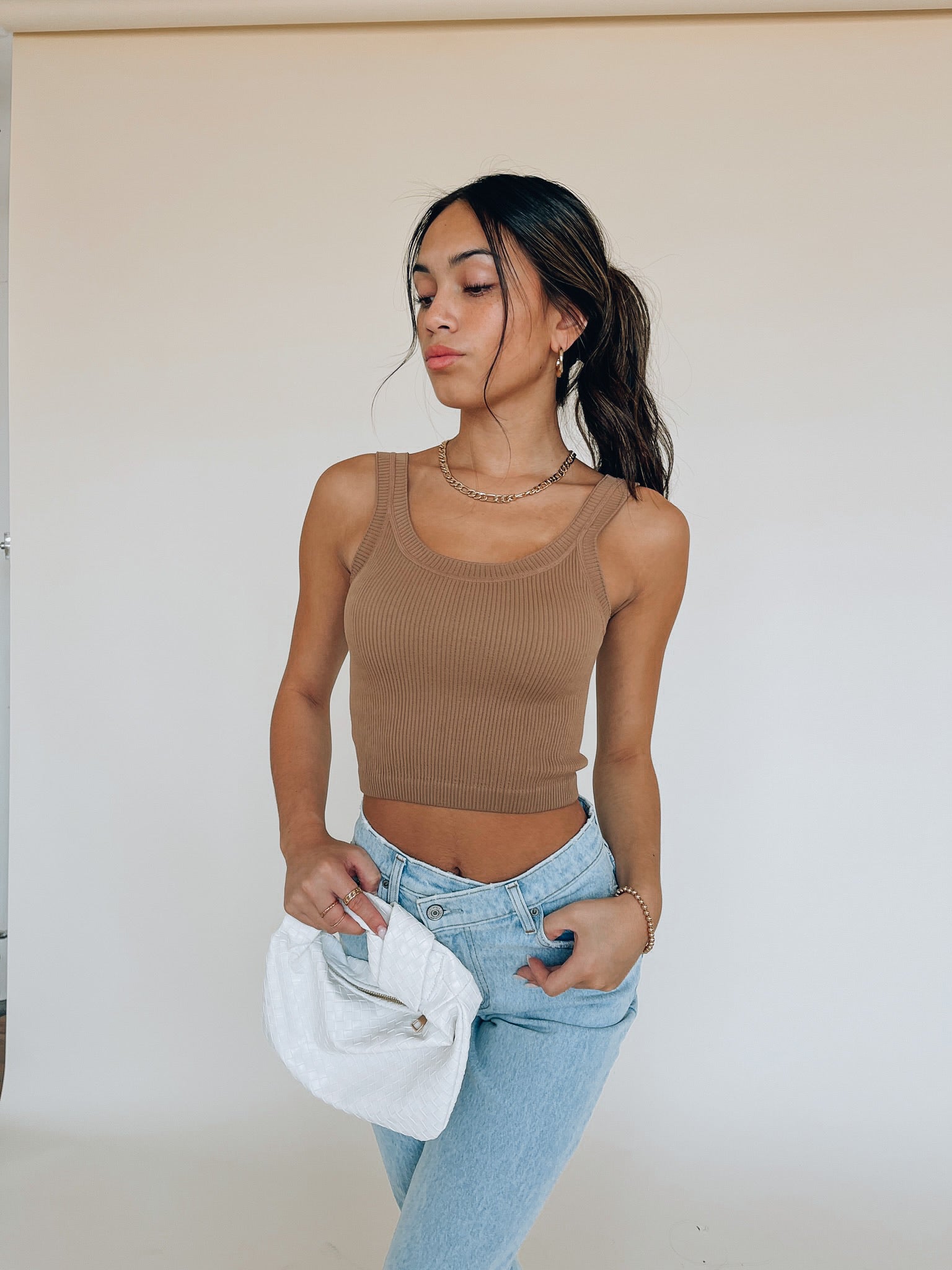 SALE :Milly Ribbed Seamless Tank