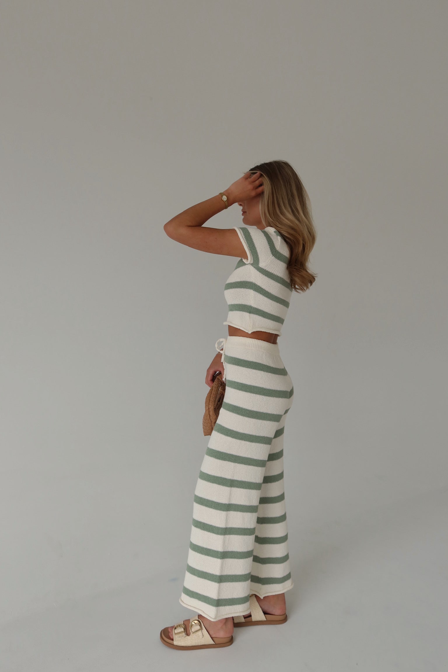 RESTOCKED :Riley Stripe Short Sleeve Top