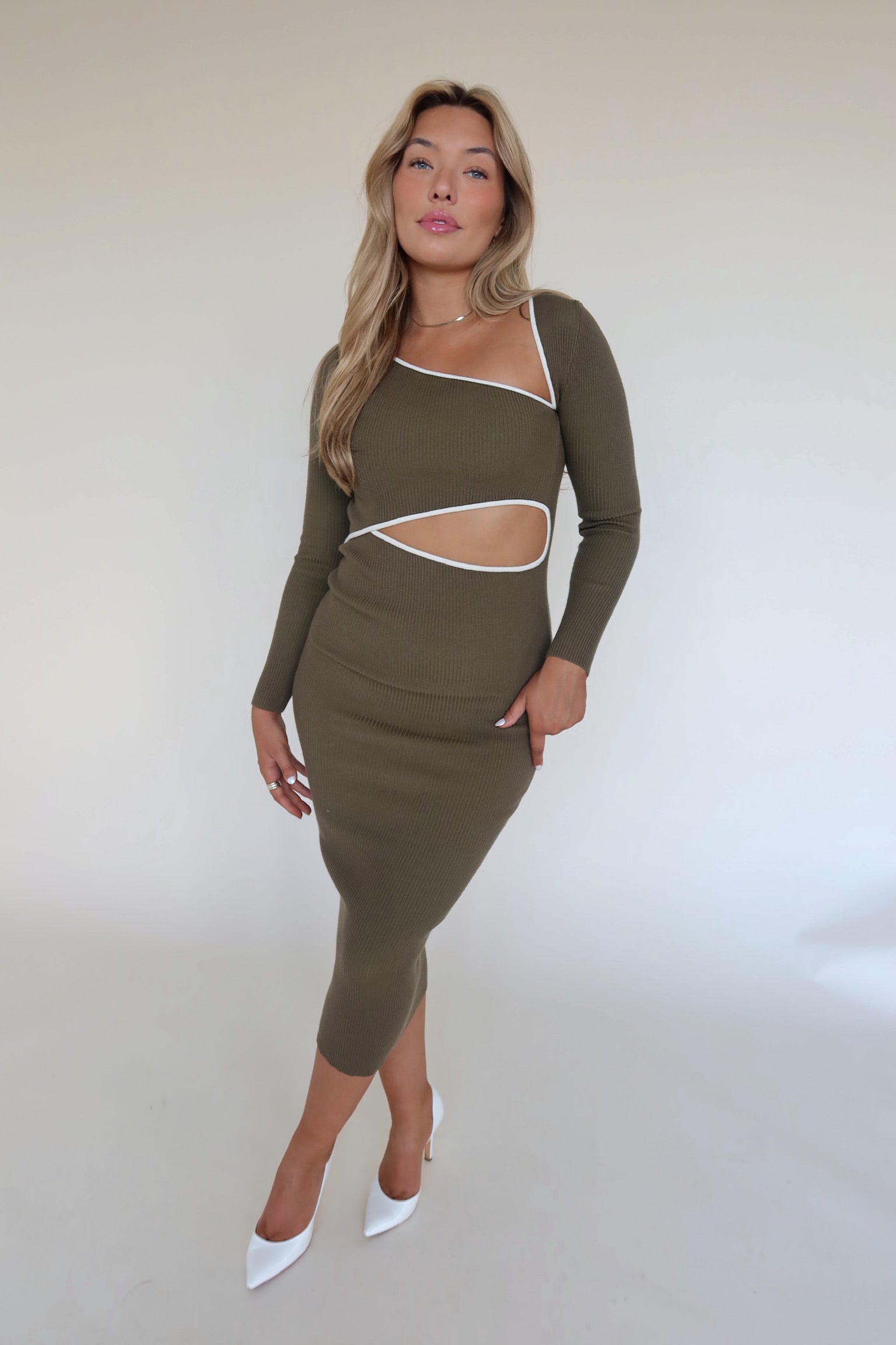 Livia Cut Out Midi Dress