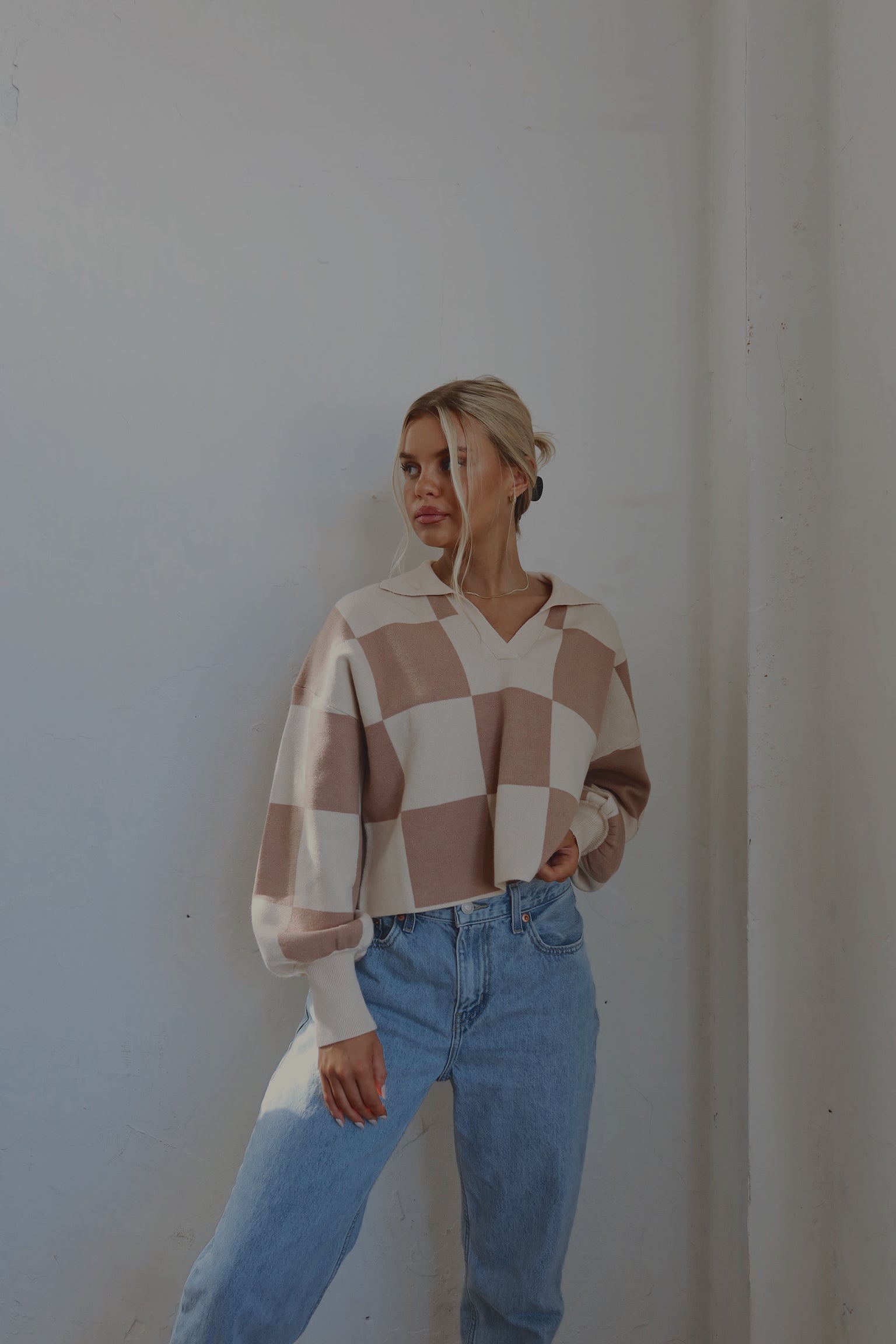 Murphy Checkered Sweater