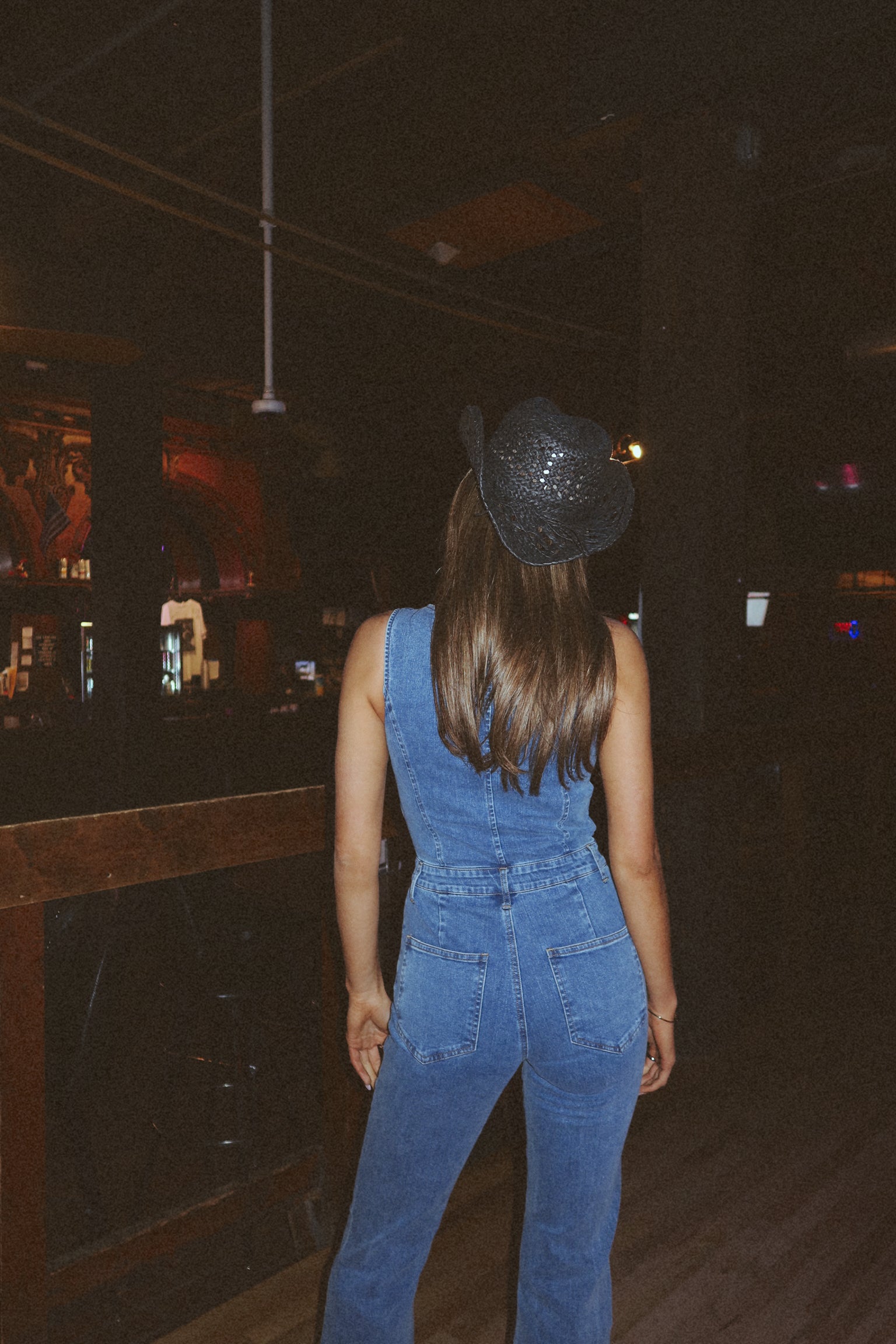 Lainey Bootcut Denim Jumpsuit