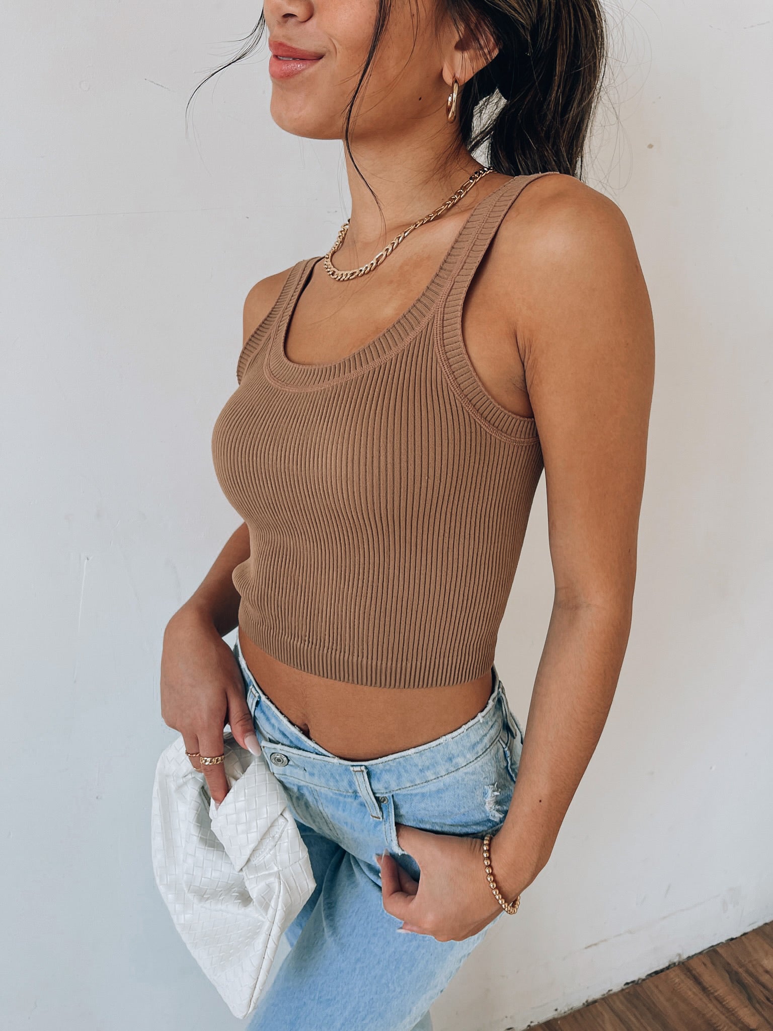 SALE :Milly Ribbed Seamless Tank