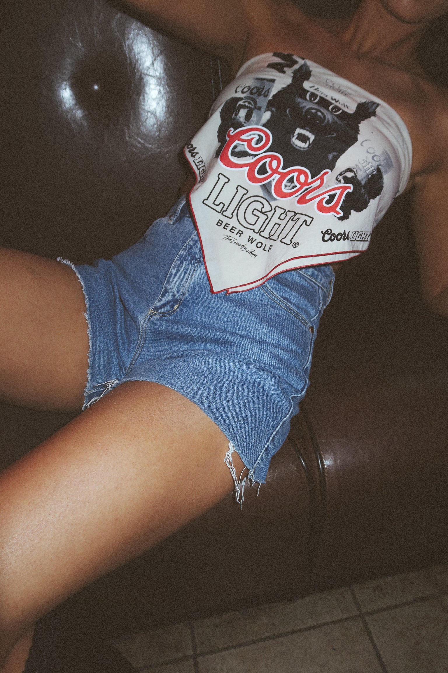 Coors Light Vintage Bandana Top