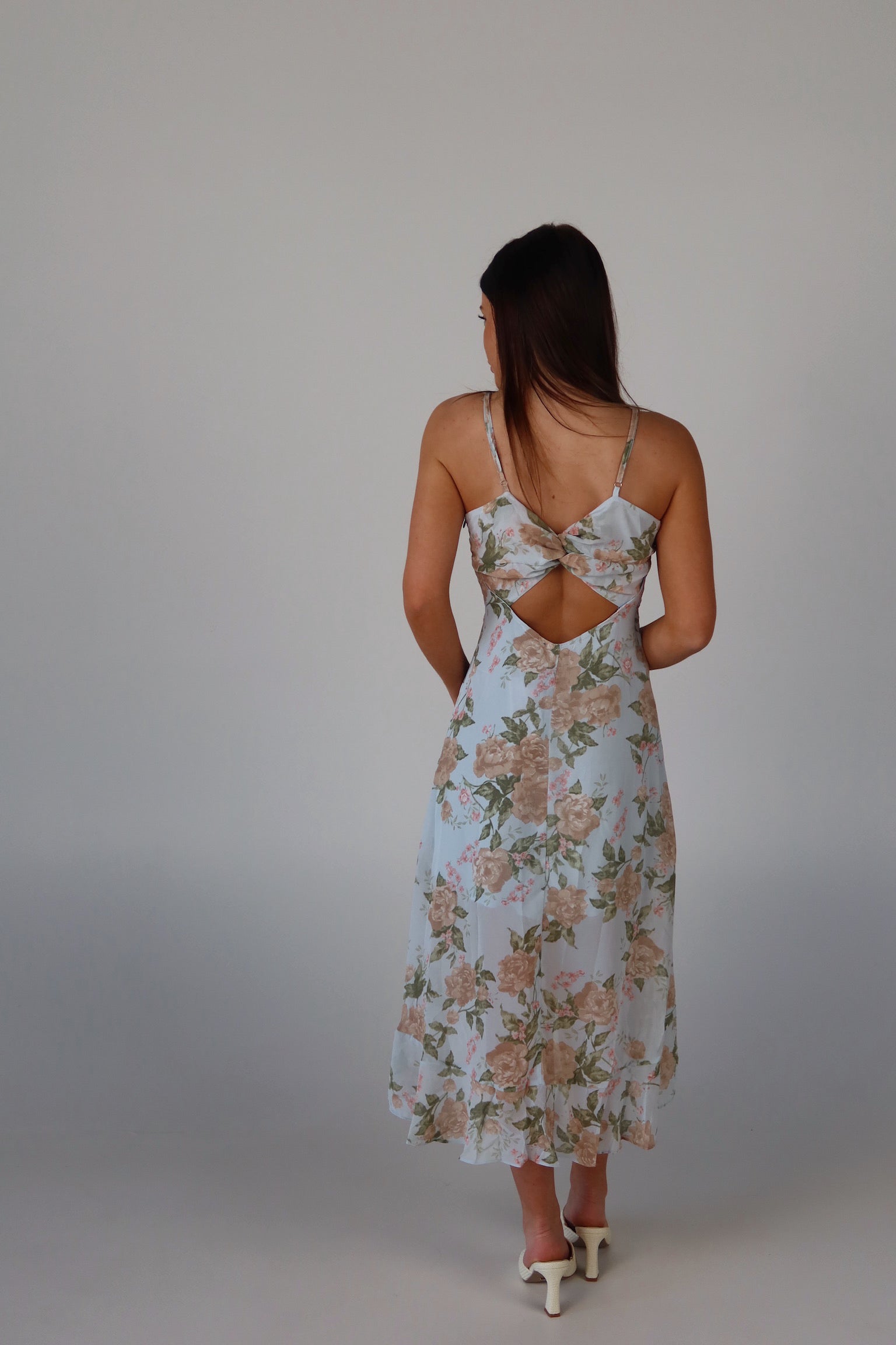 SALE :Celina Floral Midi Dress