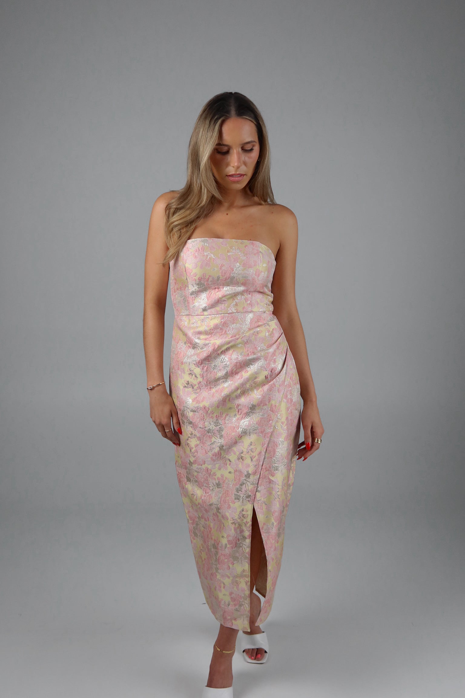 Ellison Floral Midi Dress