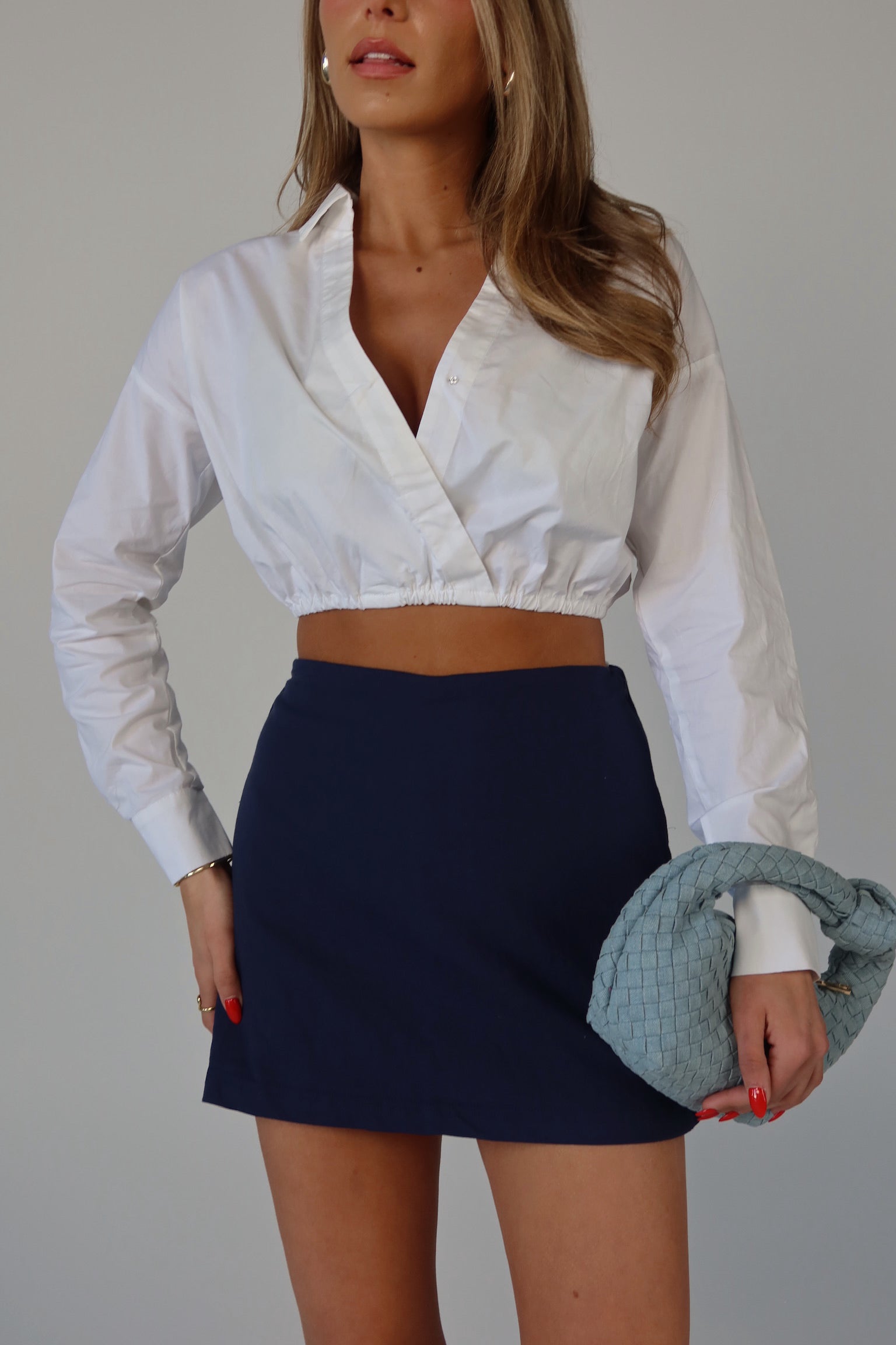 Zaria Collared Top