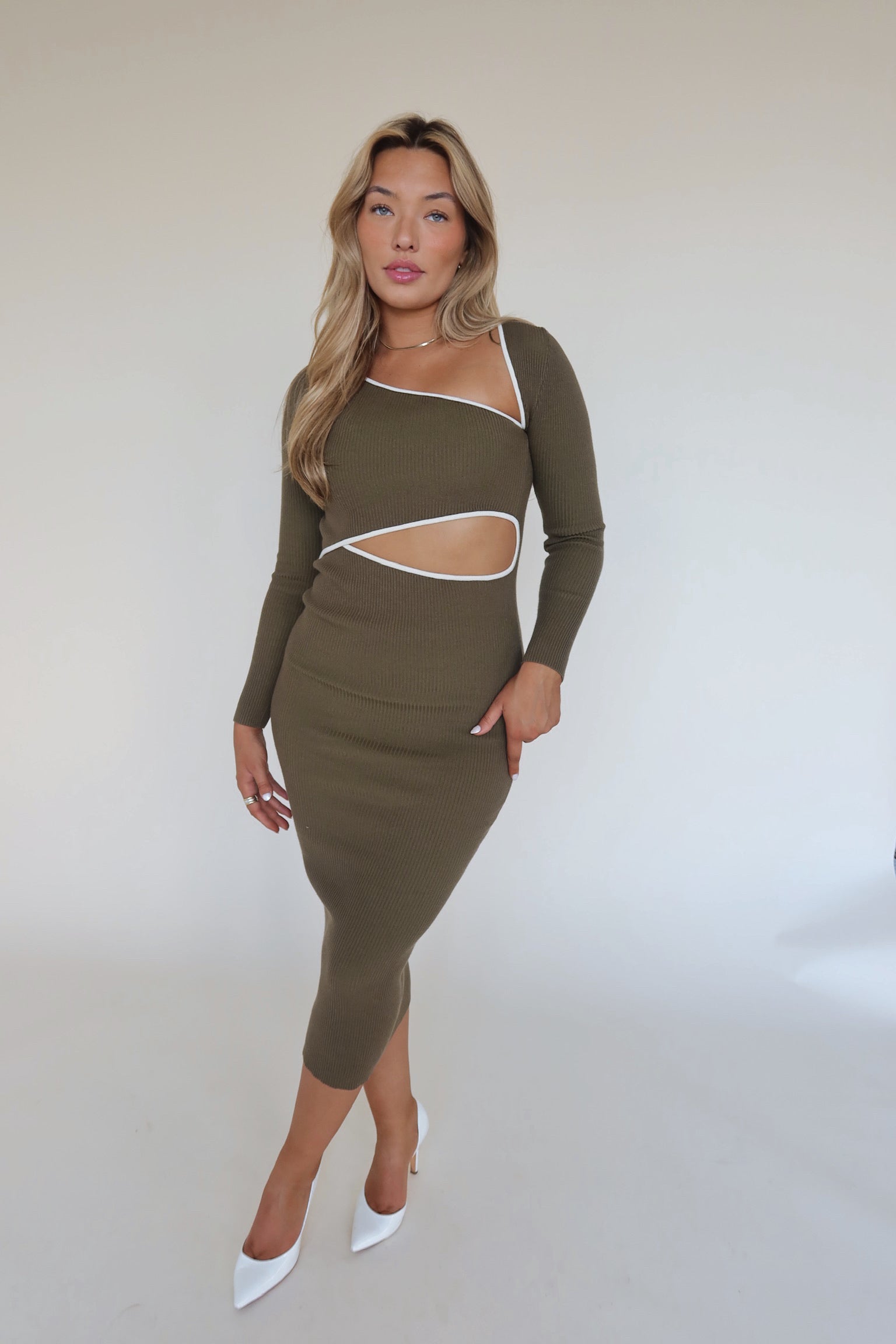 Livia Cut Out Midi Dress