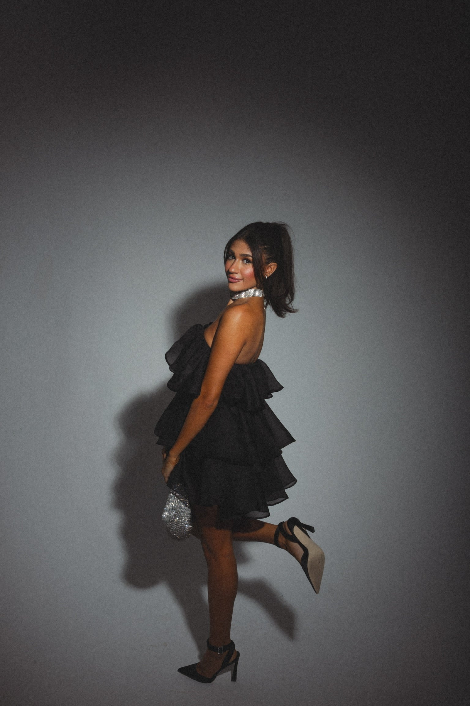 Lily Rose Strapless Tiered Mini Dress