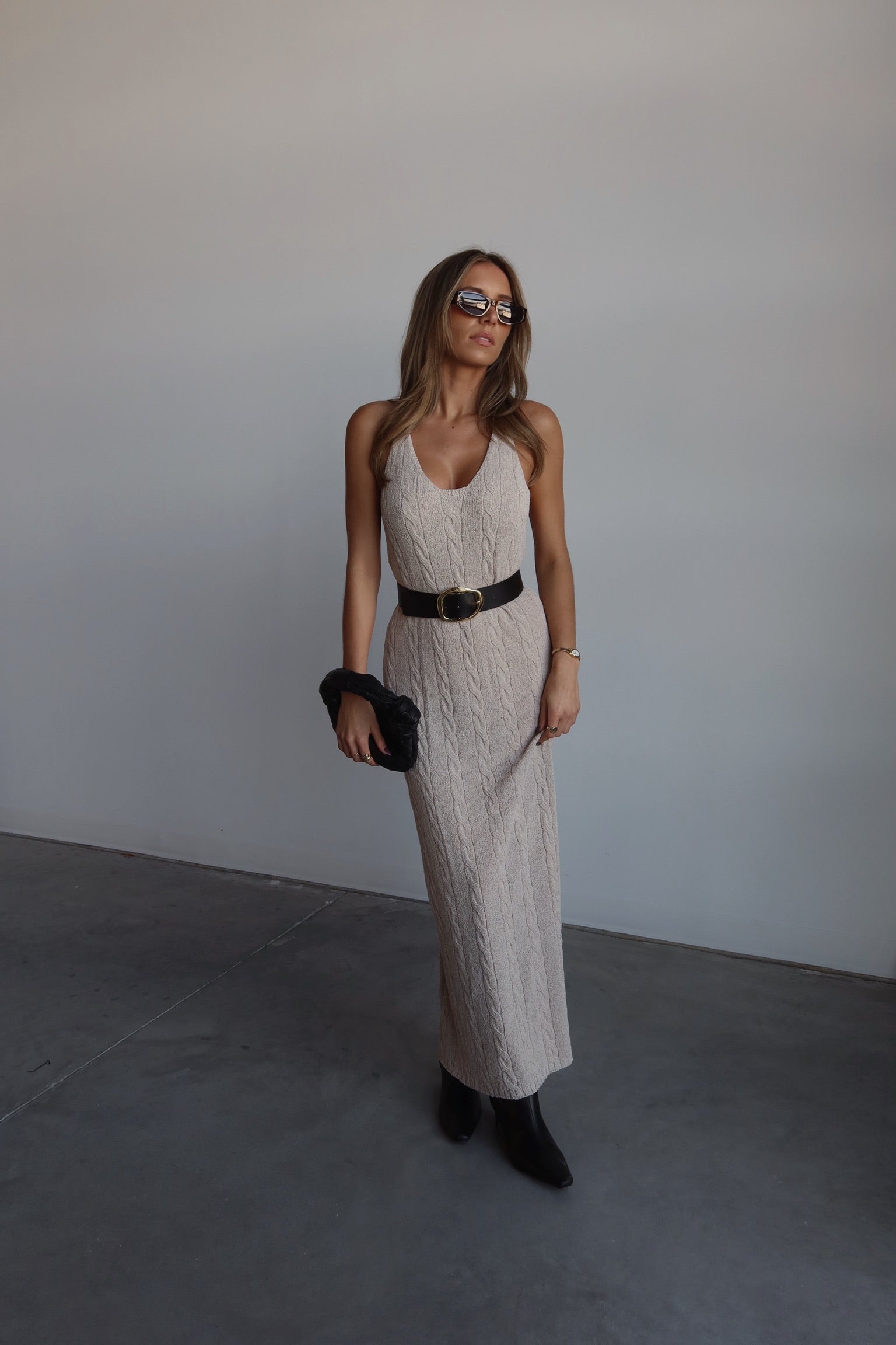 Lane Maxi Dress in Oat
