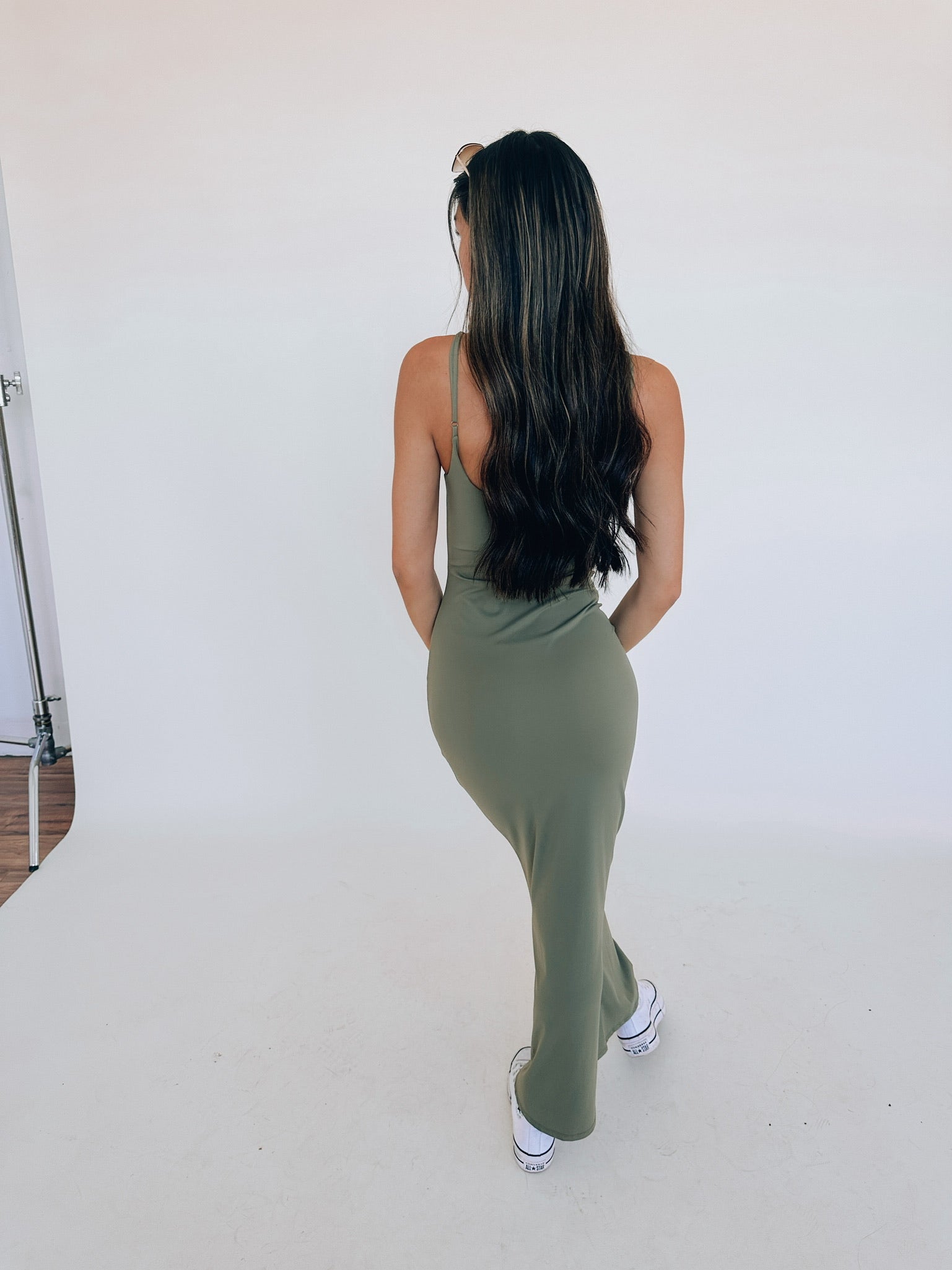 Autumn Fitted Midi Dress