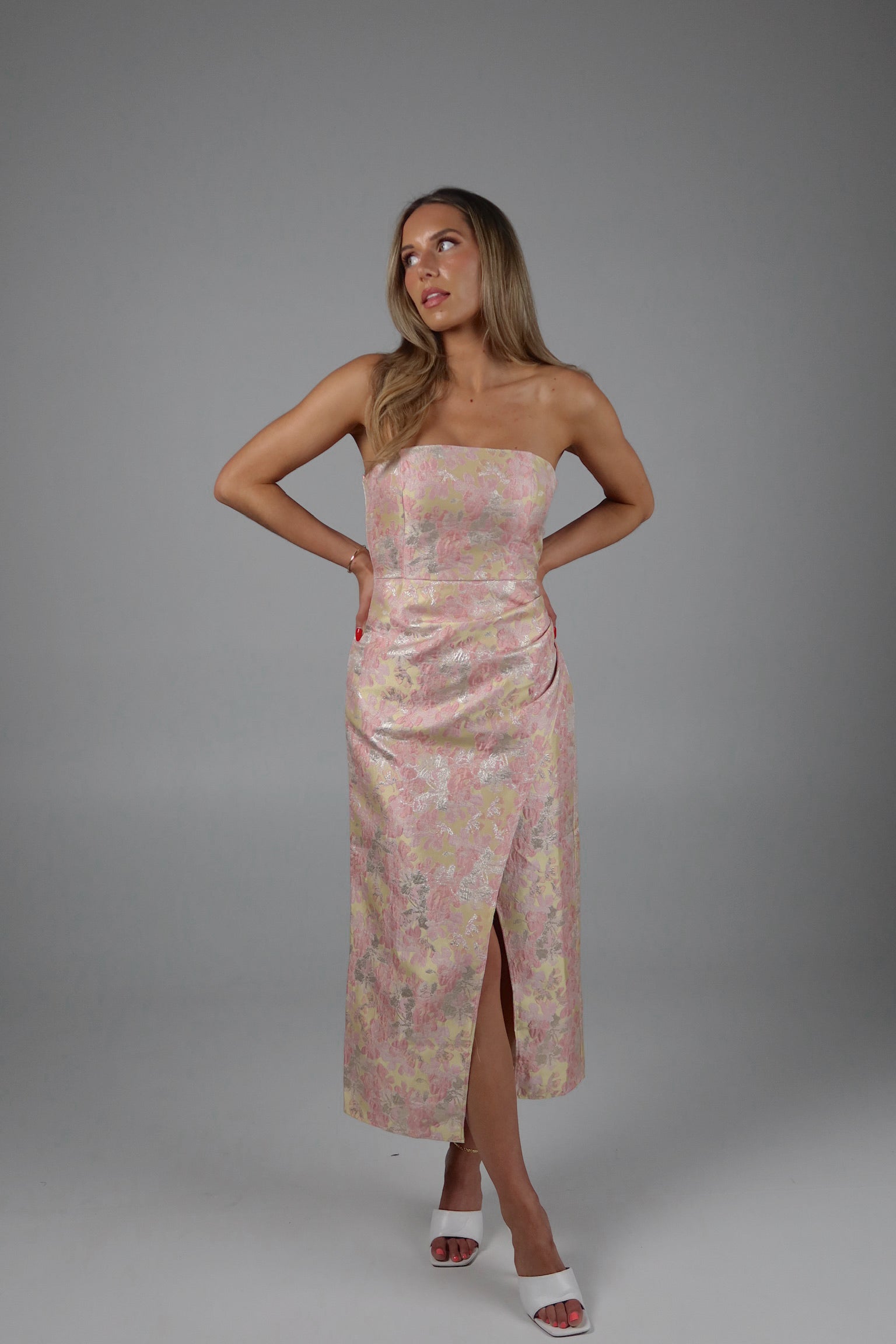 Ellison Floral Midi Dress