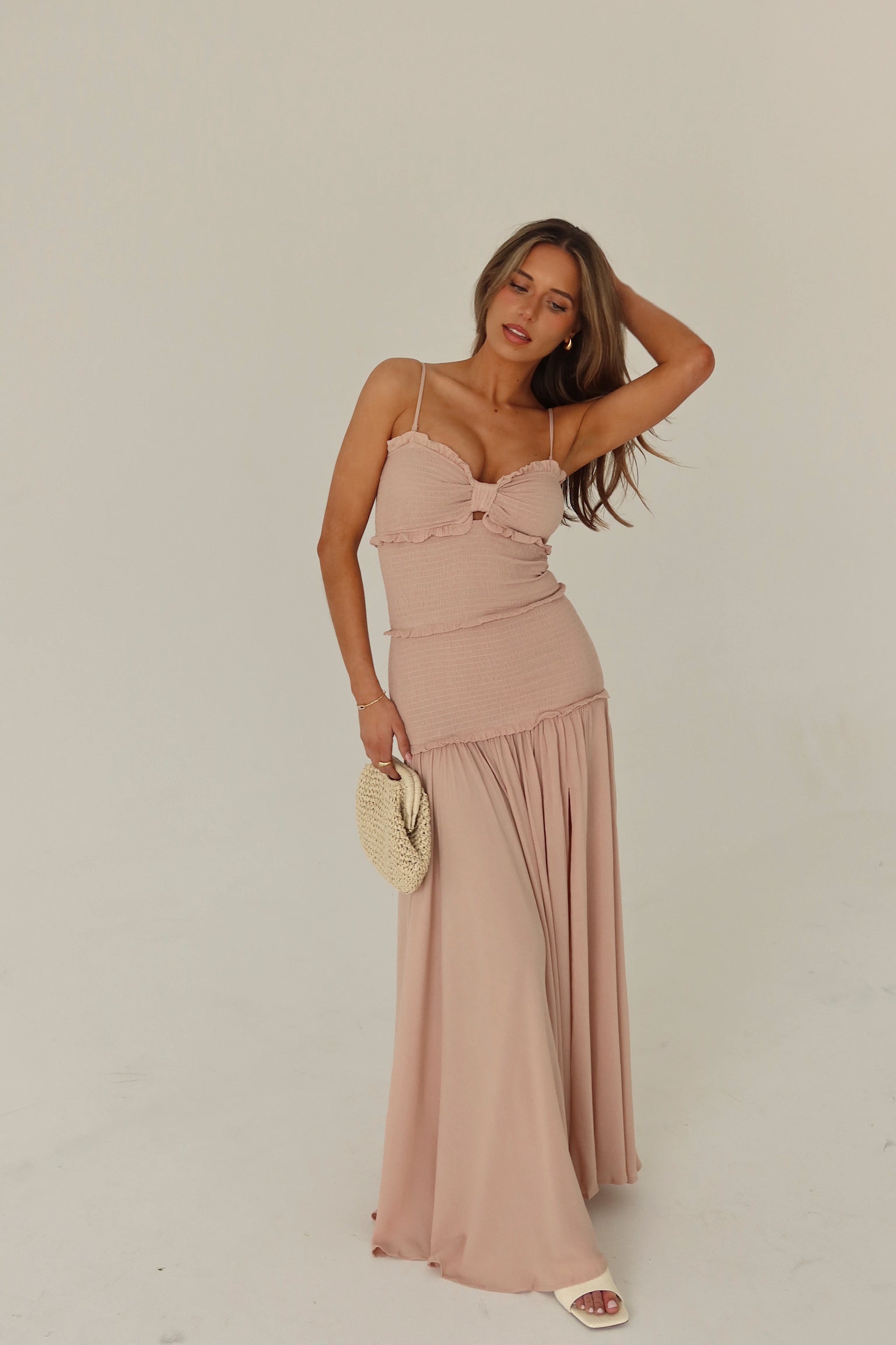 Gabriella Smocked Maxi Dress