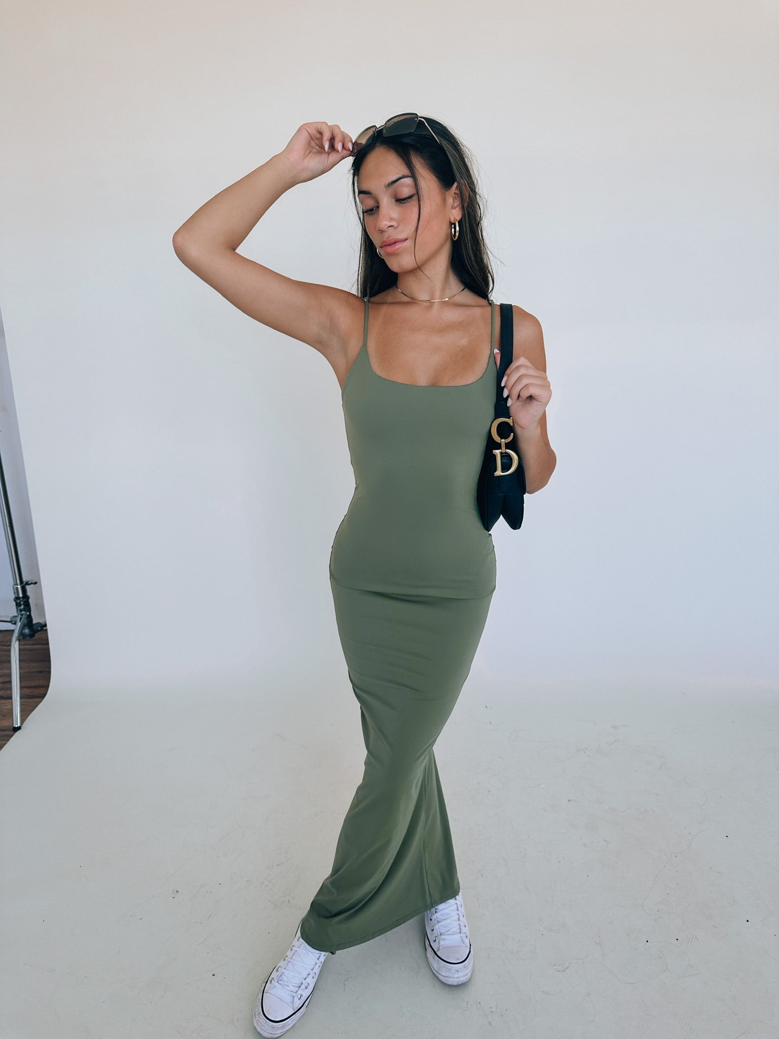 Autumn Fitted Midi Dress