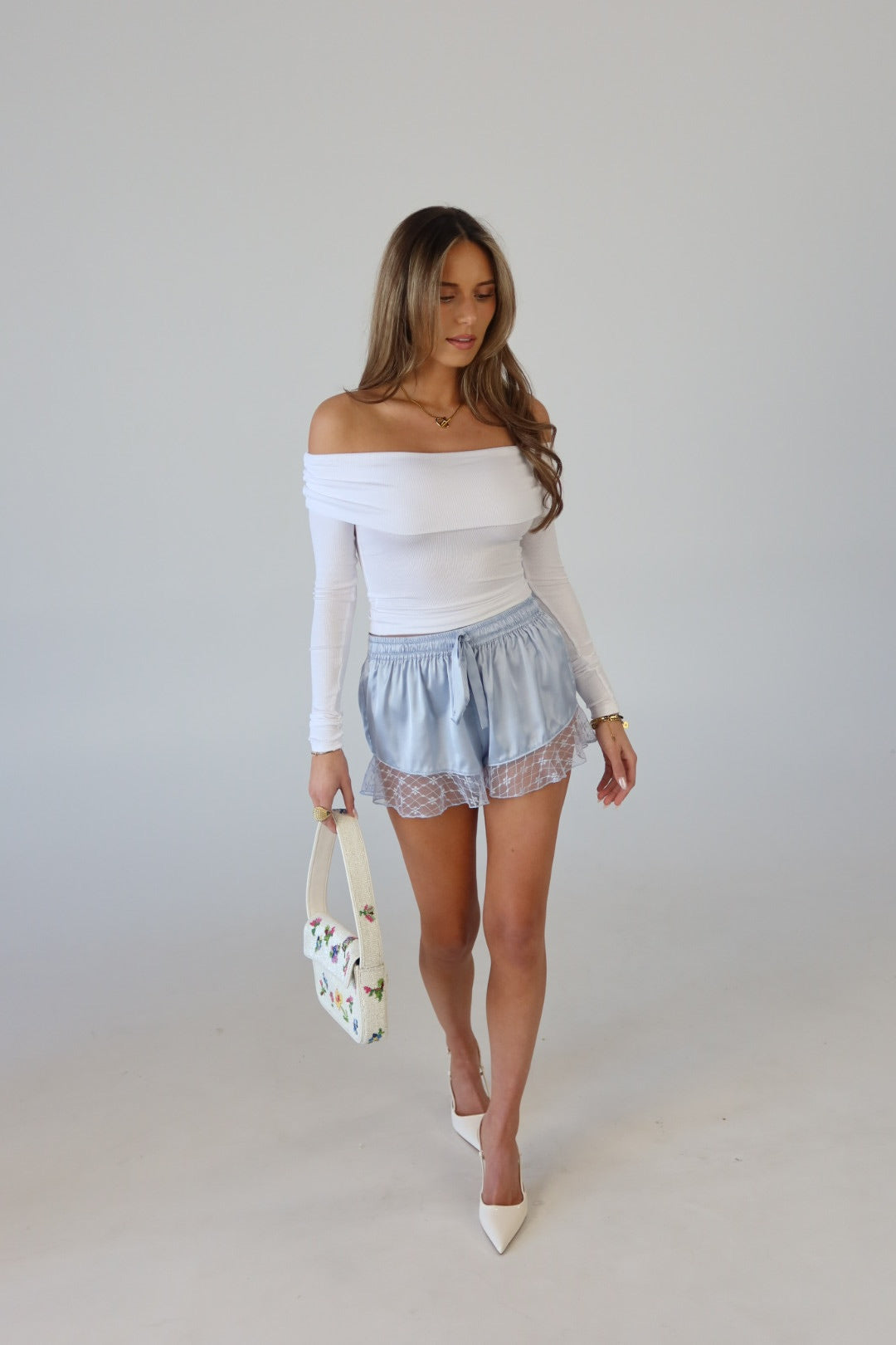 Ella Off The Shoulder Long Sleeve Top