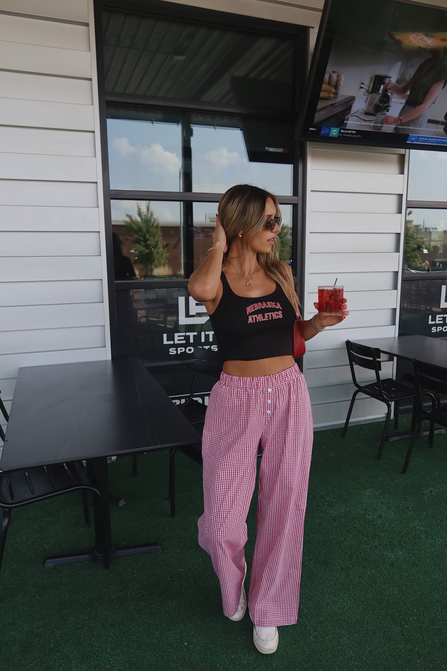 Nebraska Athletics Tailgate Tank in Black