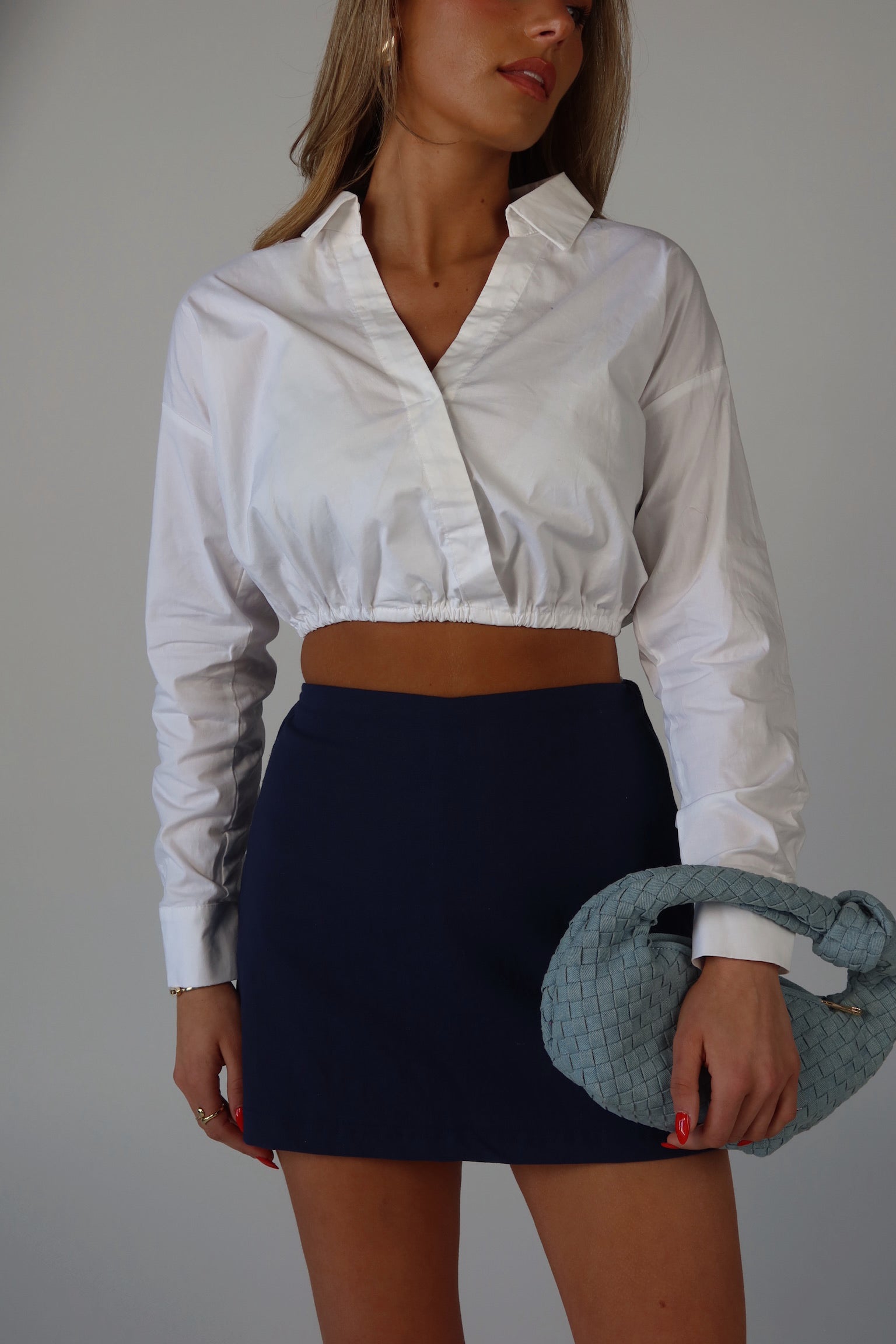 Zaria Collared Top