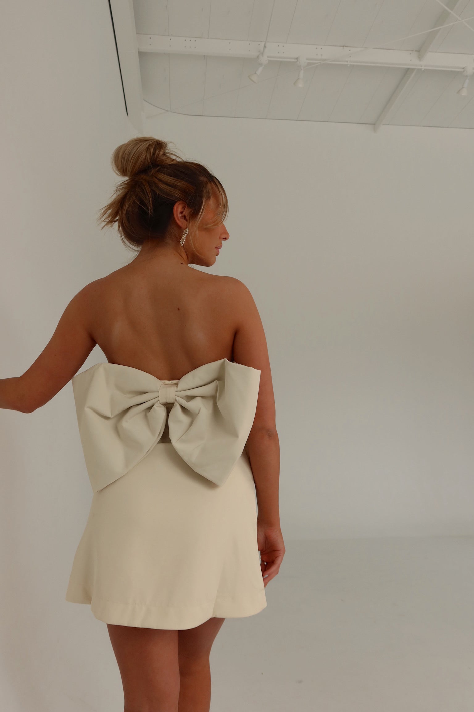 Taisley Bow Back Mini Dress