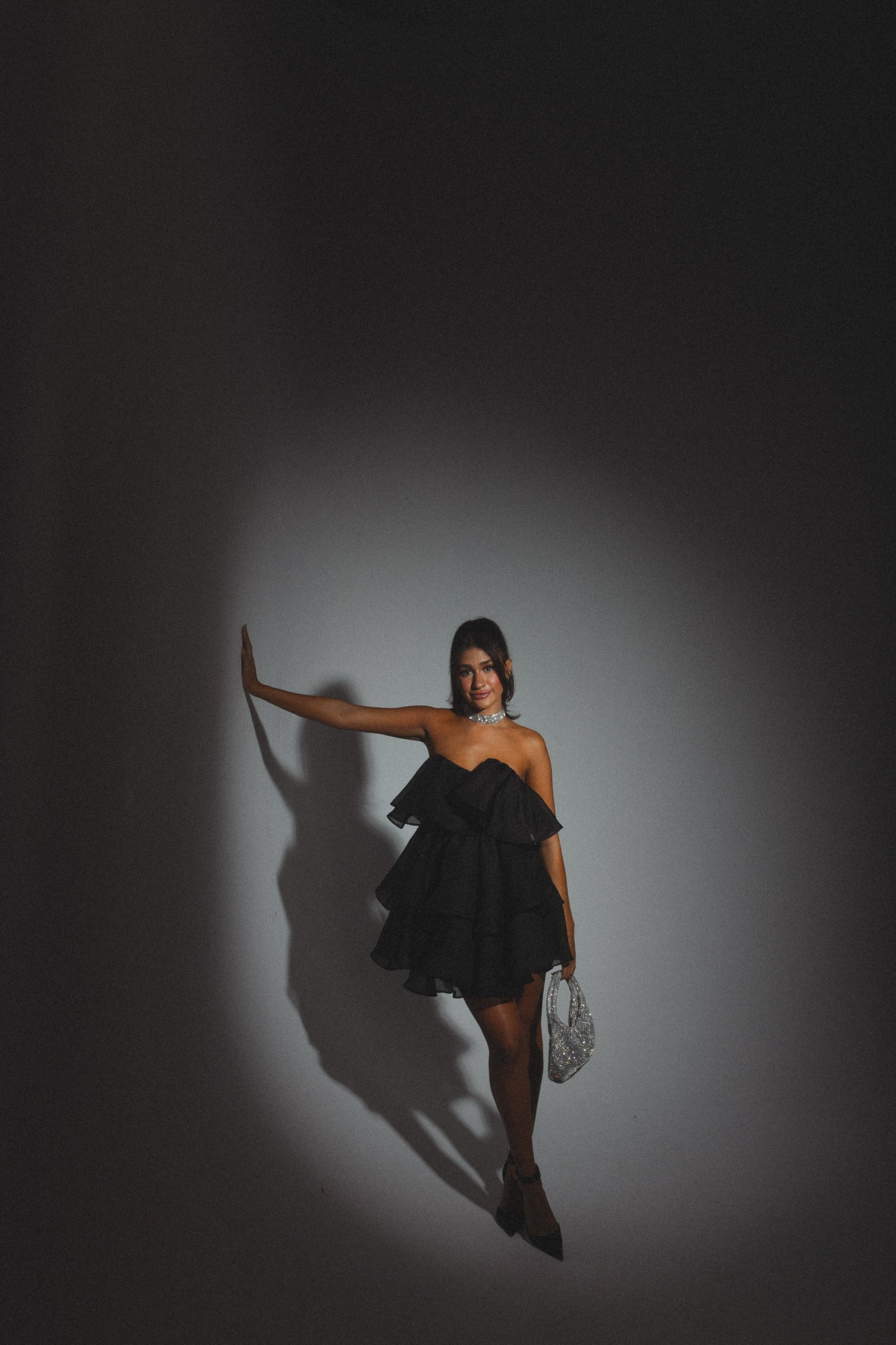 Lily Rose Strapless Tiered Mini Dress