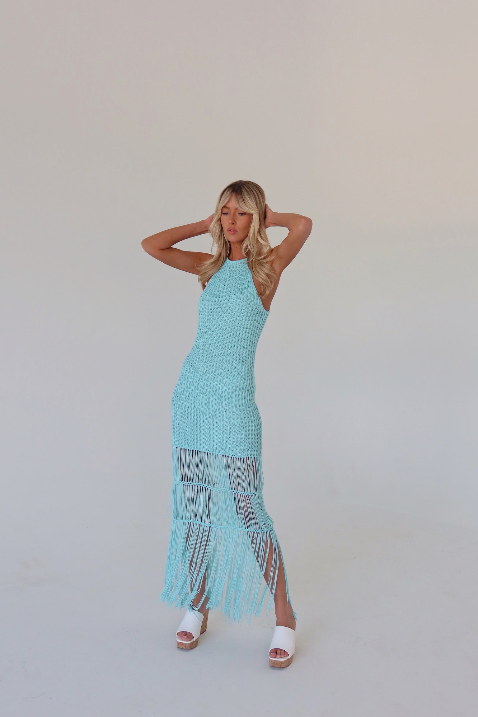 Jenna Fringe Midi Dress