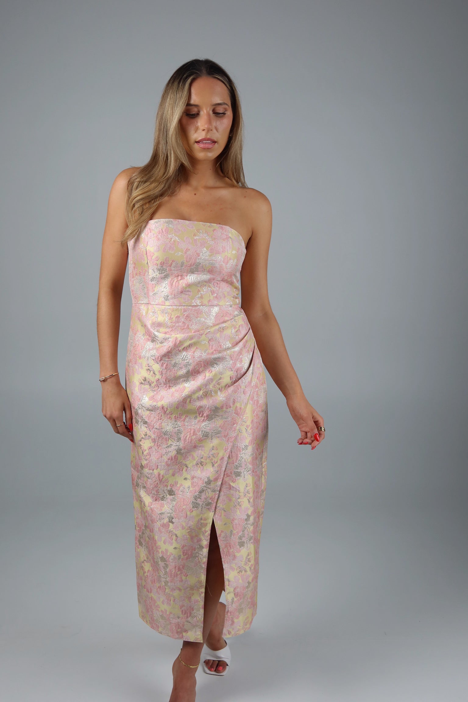 Ellison Floral Midi Dress