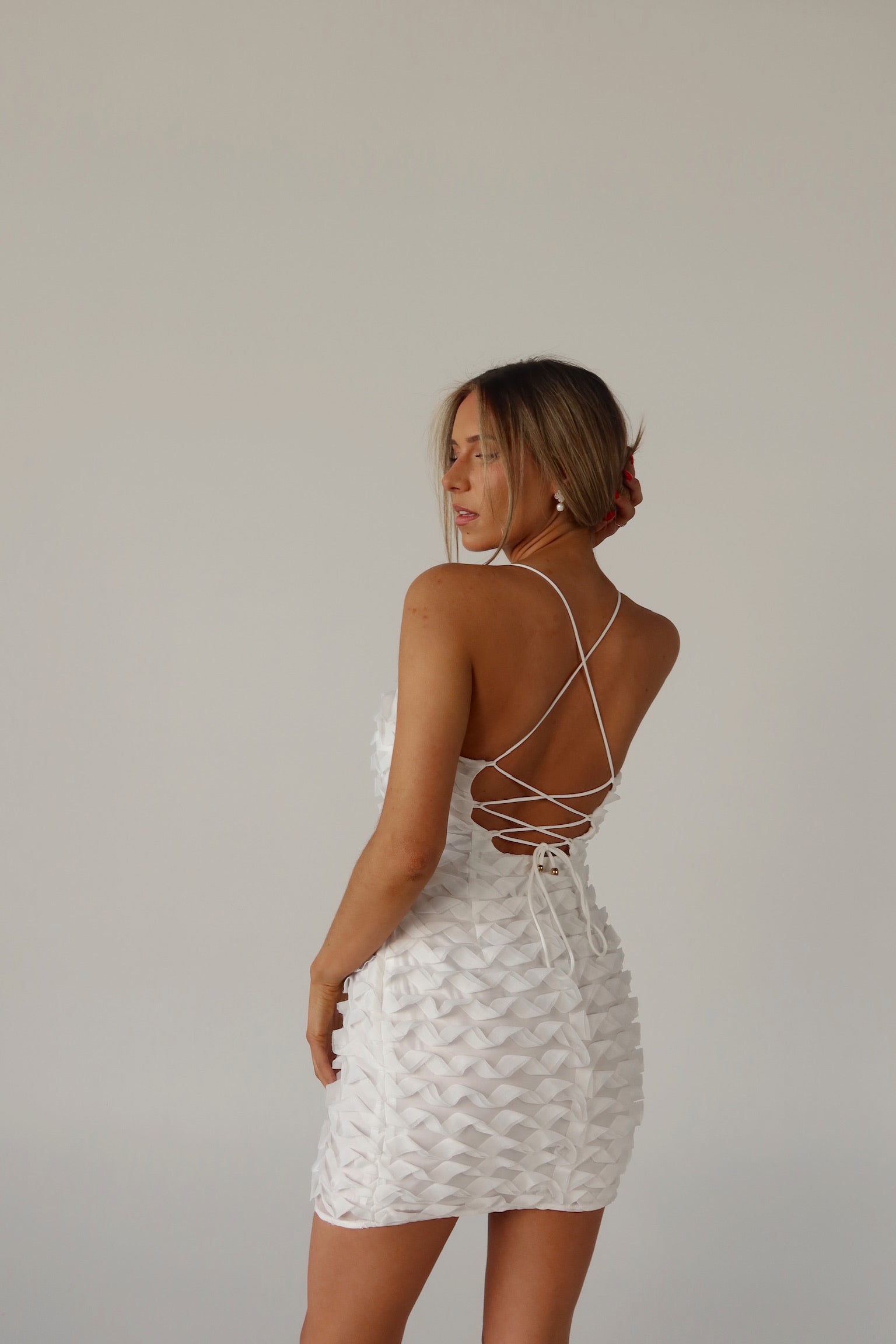 Kaisley Textured Mini Dress
