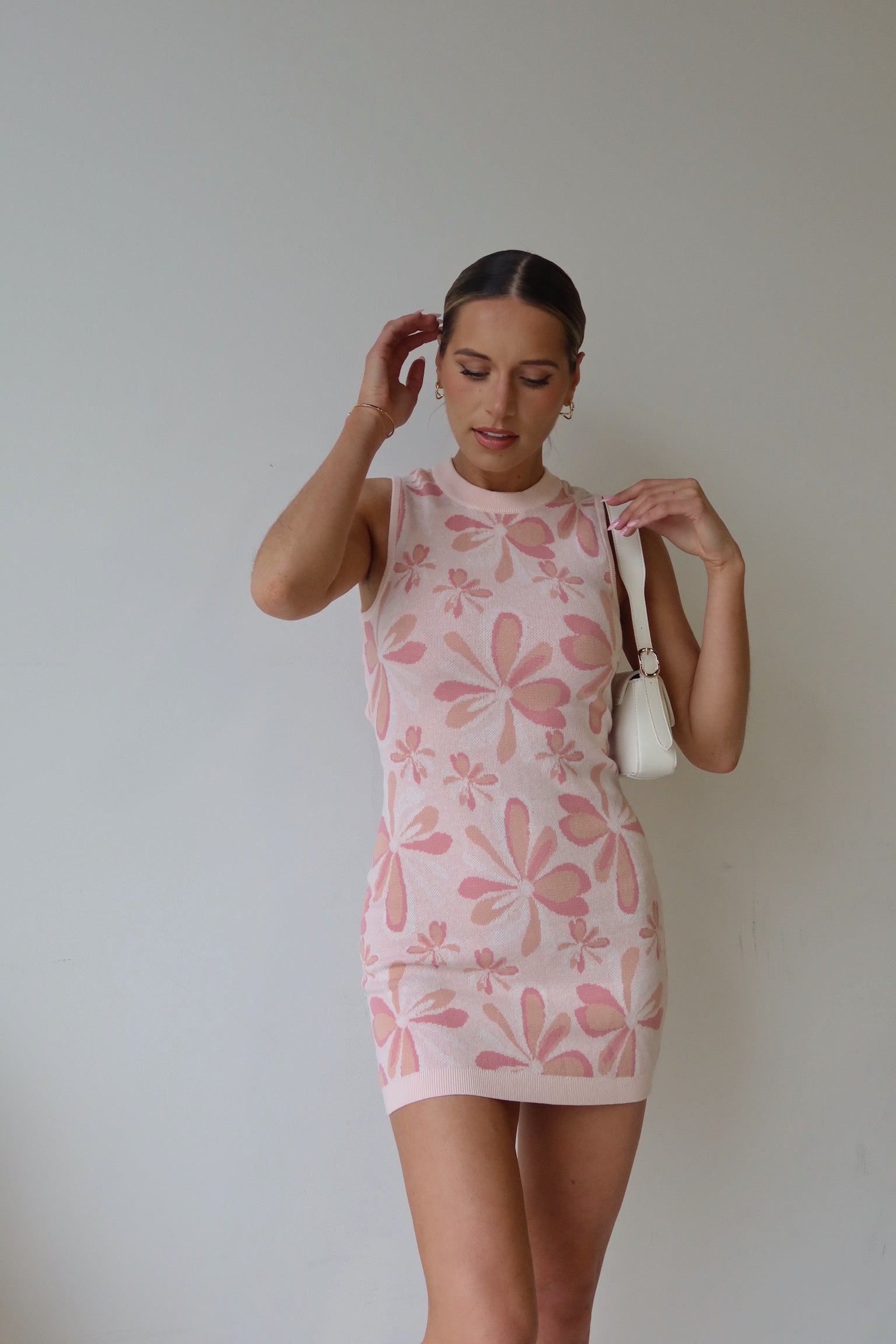 SALE :Rillie Cut Out Floral Dress