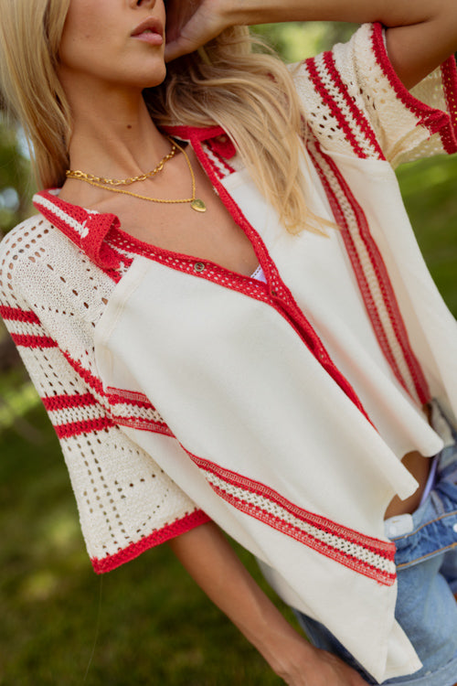 Cory Crochet Short Sleeve