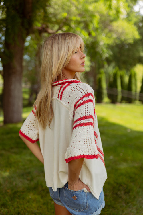 Cory Crochet Short Sleeve