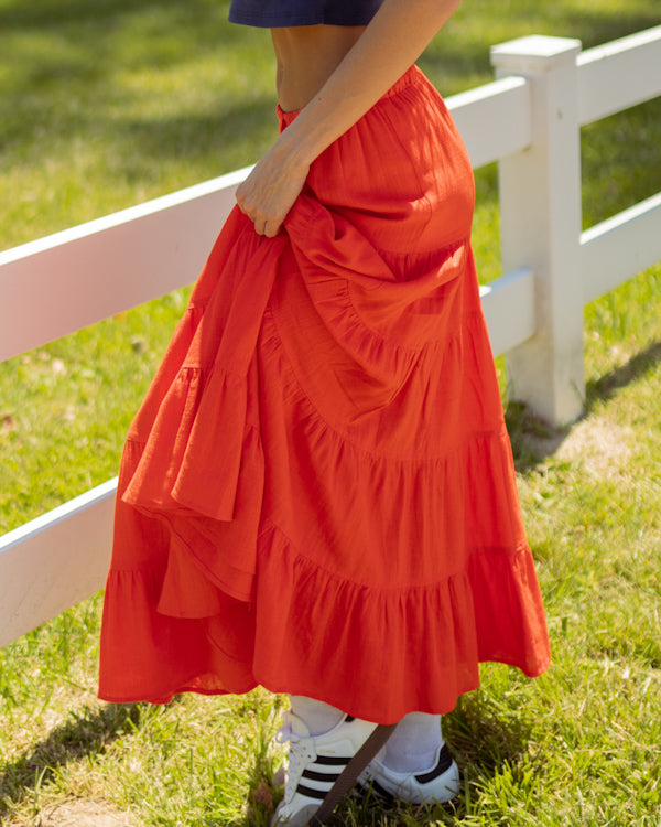 Renae Tiered Maxi Skirt