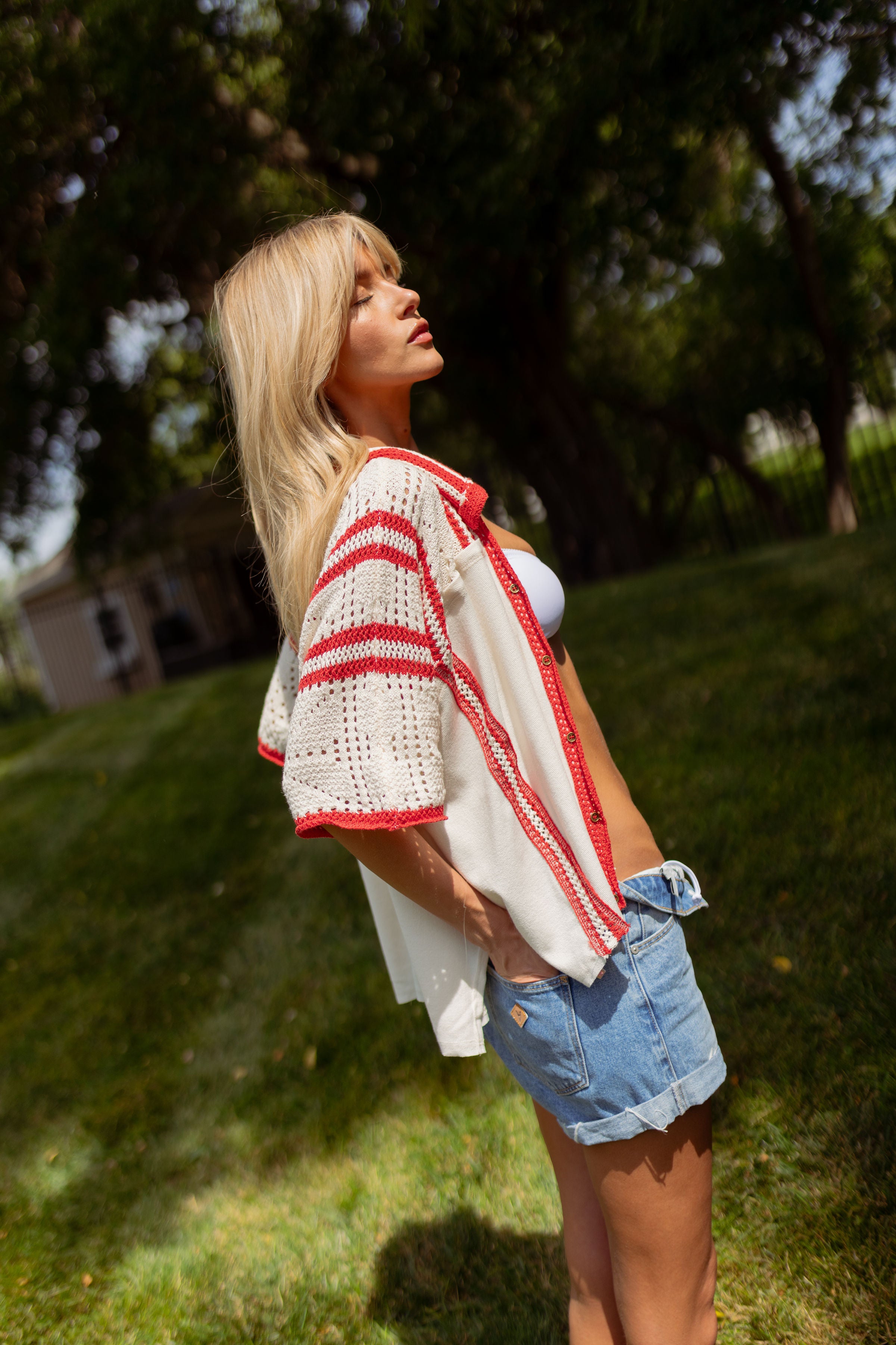 Cory Crochet Short Sleeve