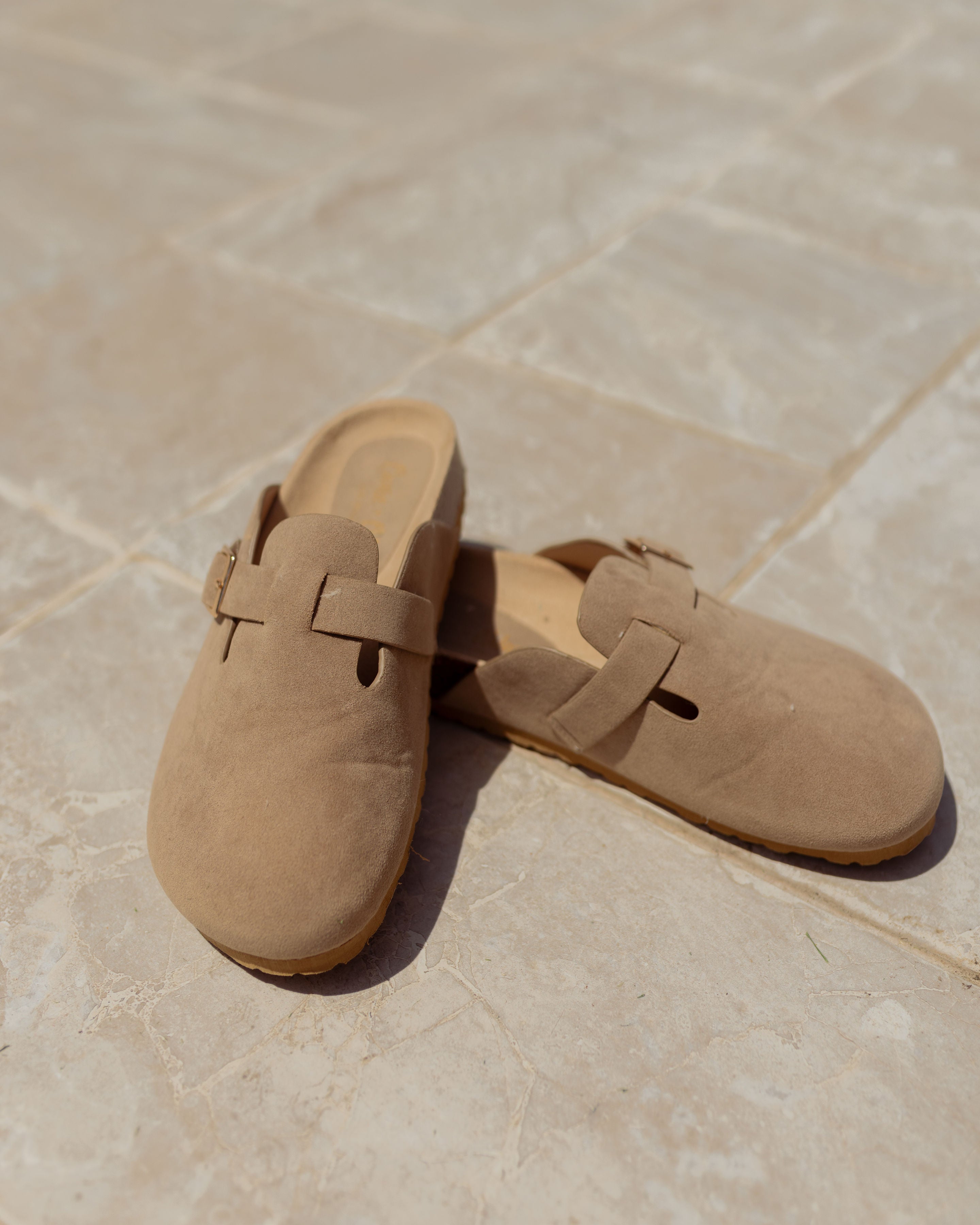 Katalina Taupe Clog
