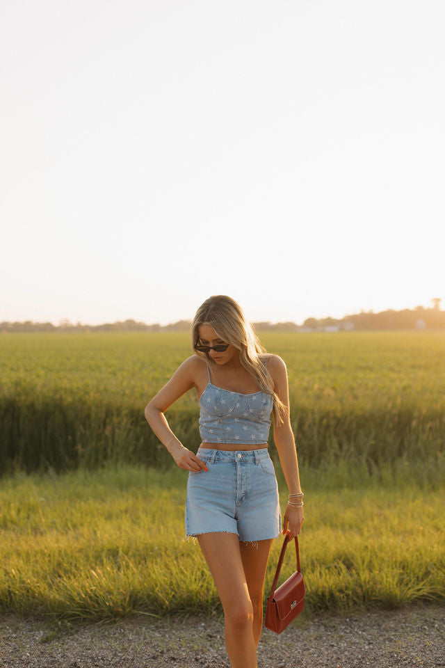 Star Denim Bustier